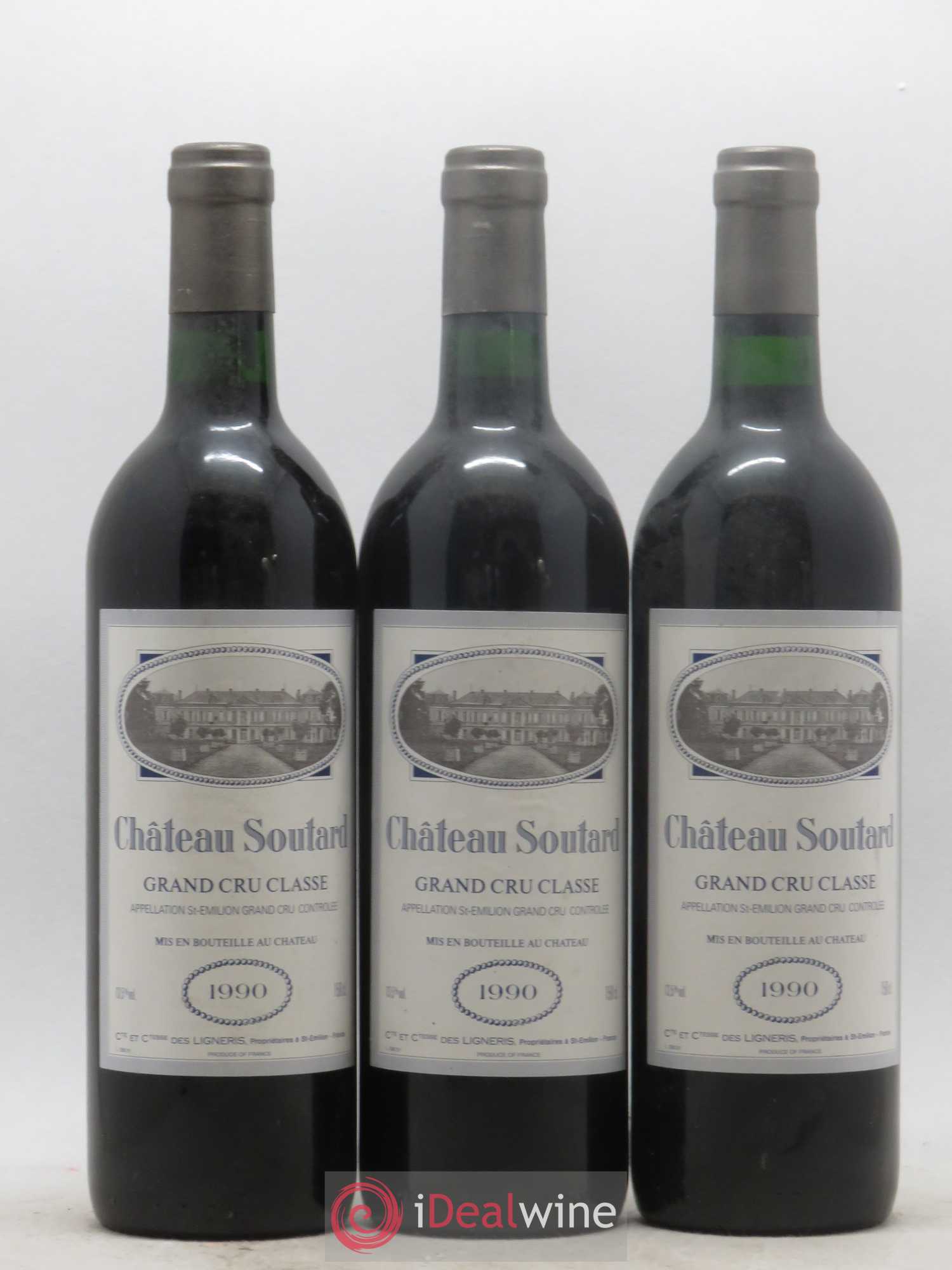 Château Soutard Grand Cru Classé 1990 - Lot de 12 bouteilles - 3