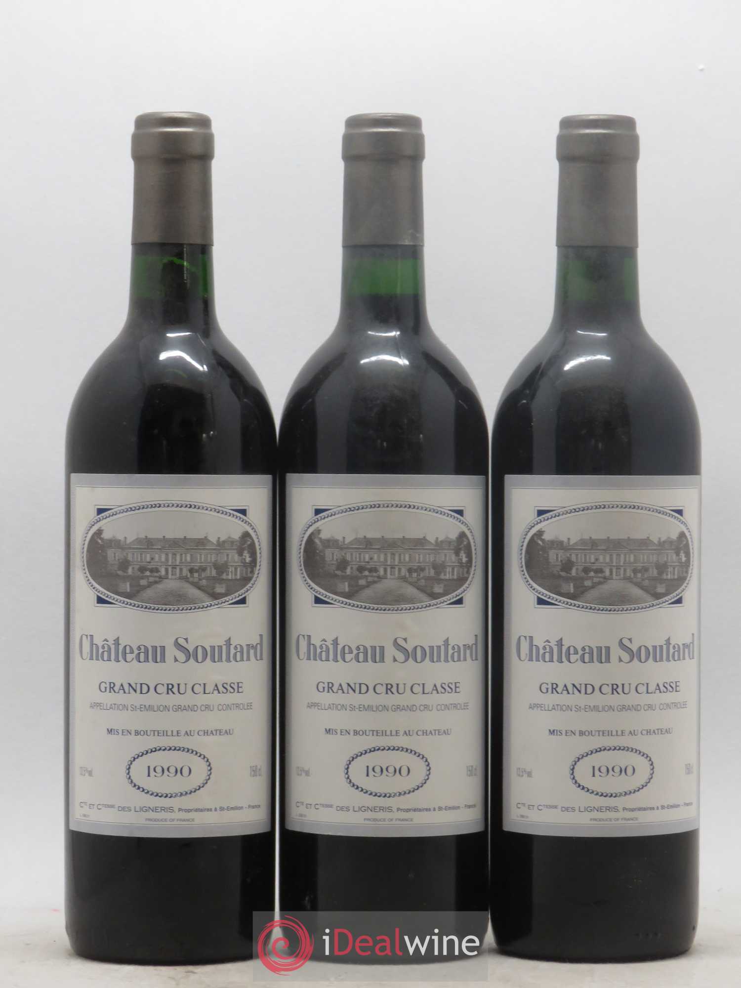 Château Soutard Grand Cru Classé 1990 - Lot de 12 bouteilles - 4