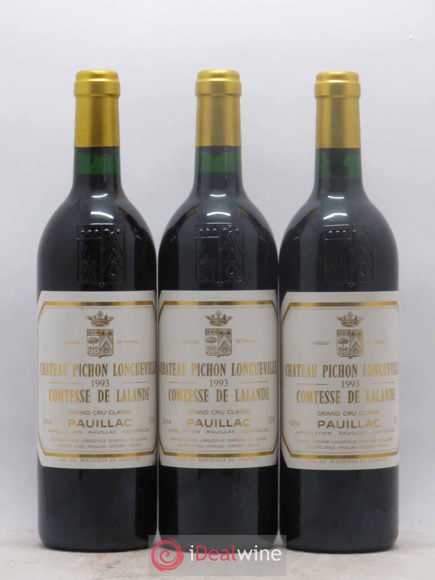Château Pichon Longueville Comtesse de Lalande 2ème Grand Cru Classé 1993 - Lot de 12 bouteilles - 1