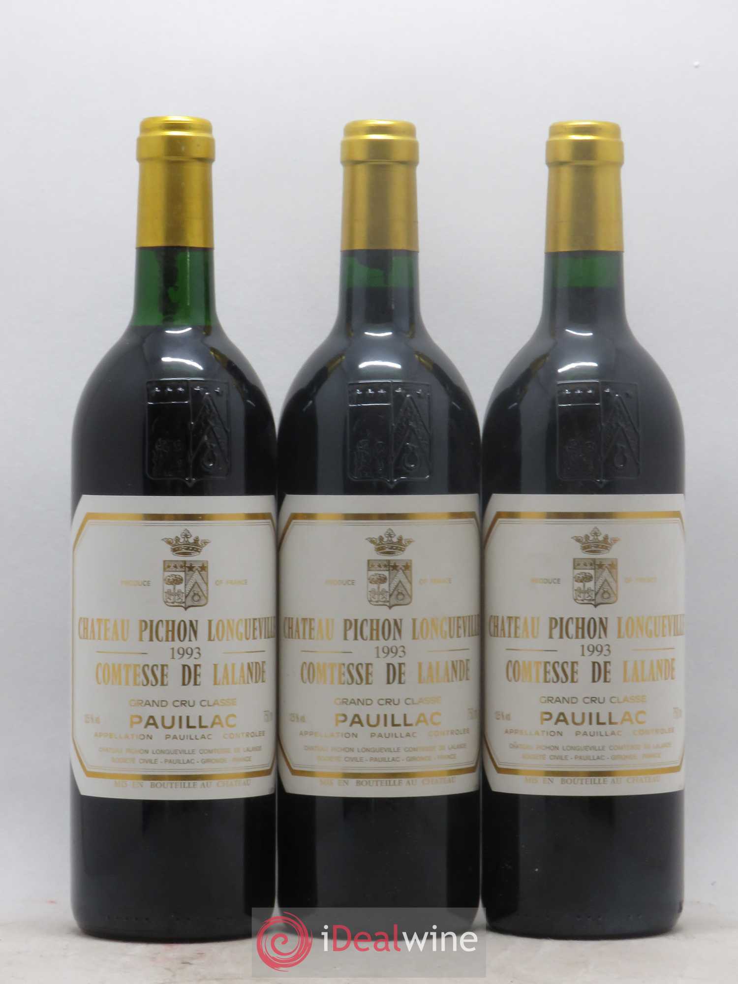 Château Pichon Longueville Comtesse de Lalande 2ème Grand Cru Classé 1993 - Lot de 12 bouteilles - 4