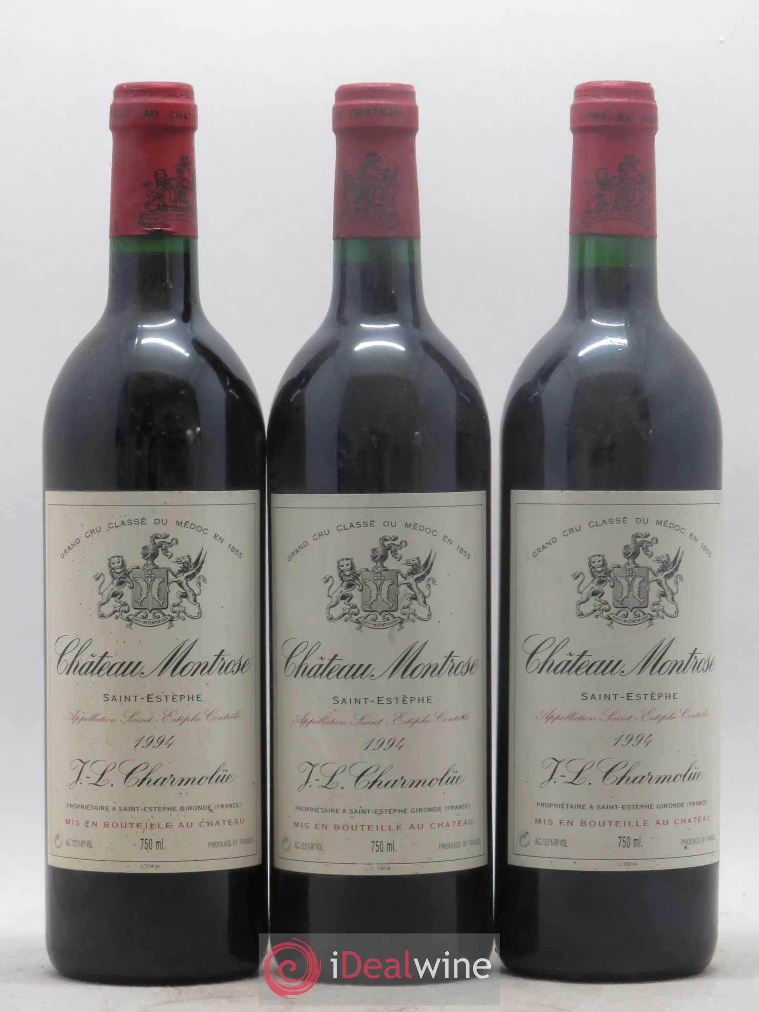 Château Montrose 2ème Grand Cru Classé 1994 - Lot de 3 bouteilles - 0