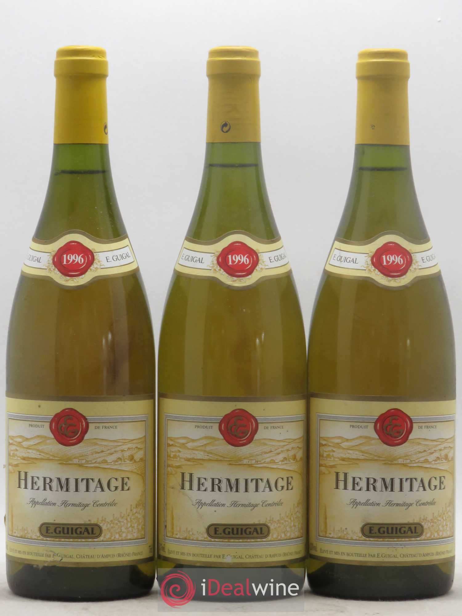 Hermitage Guigal 1996 - Lot de 3 bouteilles - 0