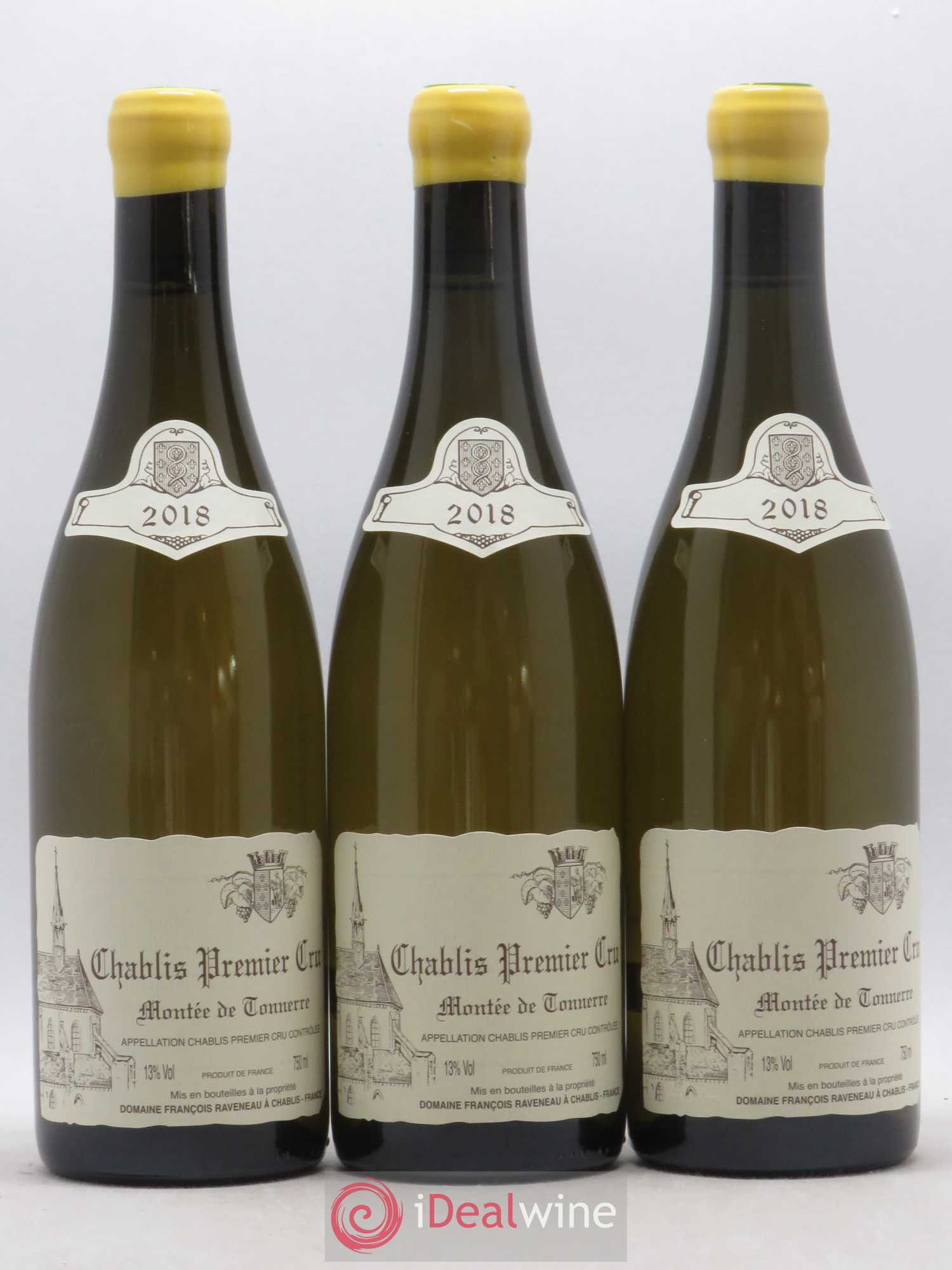 Chablis 1er Cru Montée de Tonnerre Raveneau (Domaine) 2018 - Lot de 3 bouteilles - 0