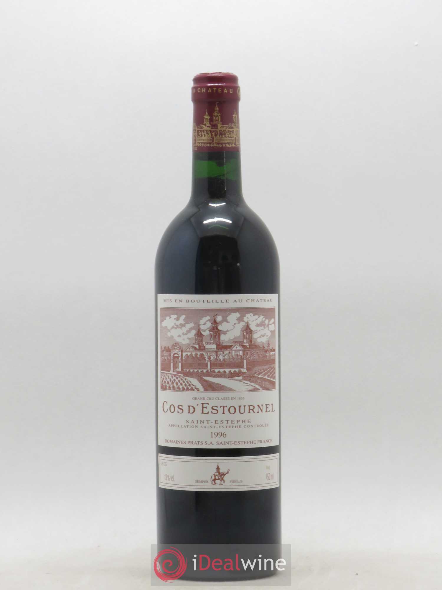 Cos d'Estournel 2ème Grand Cru Classé 1996 - Lot de 1 bouteille - 0
