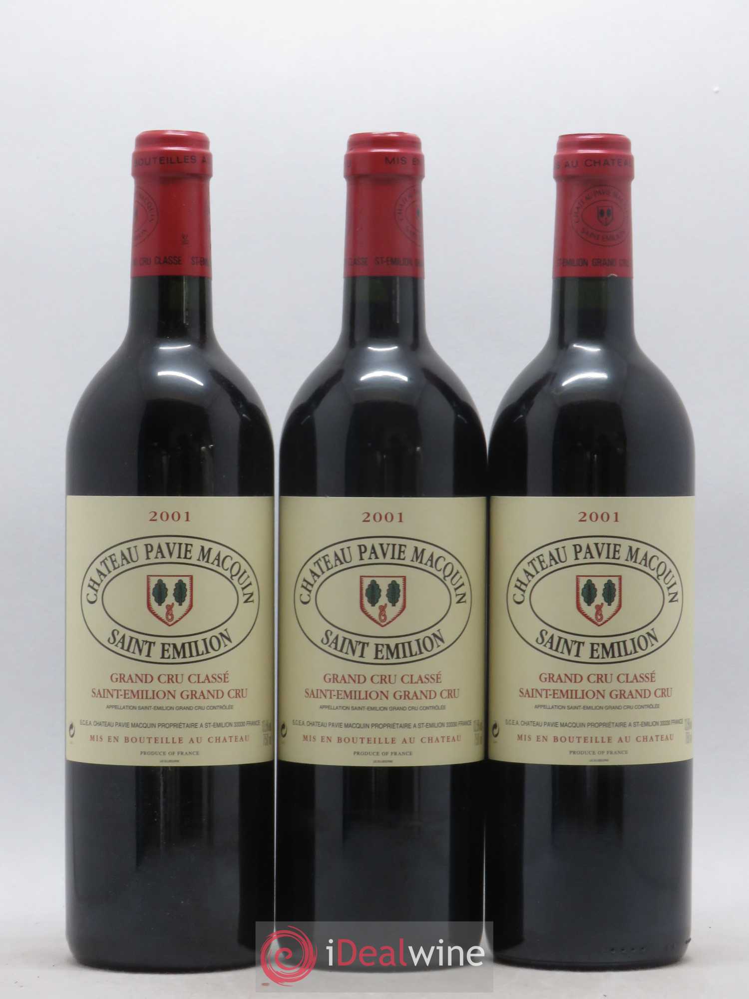 Château Pavie Macquin 1er Grand Cru Classé B 2001 - Lot de 12 bouteilles - 4