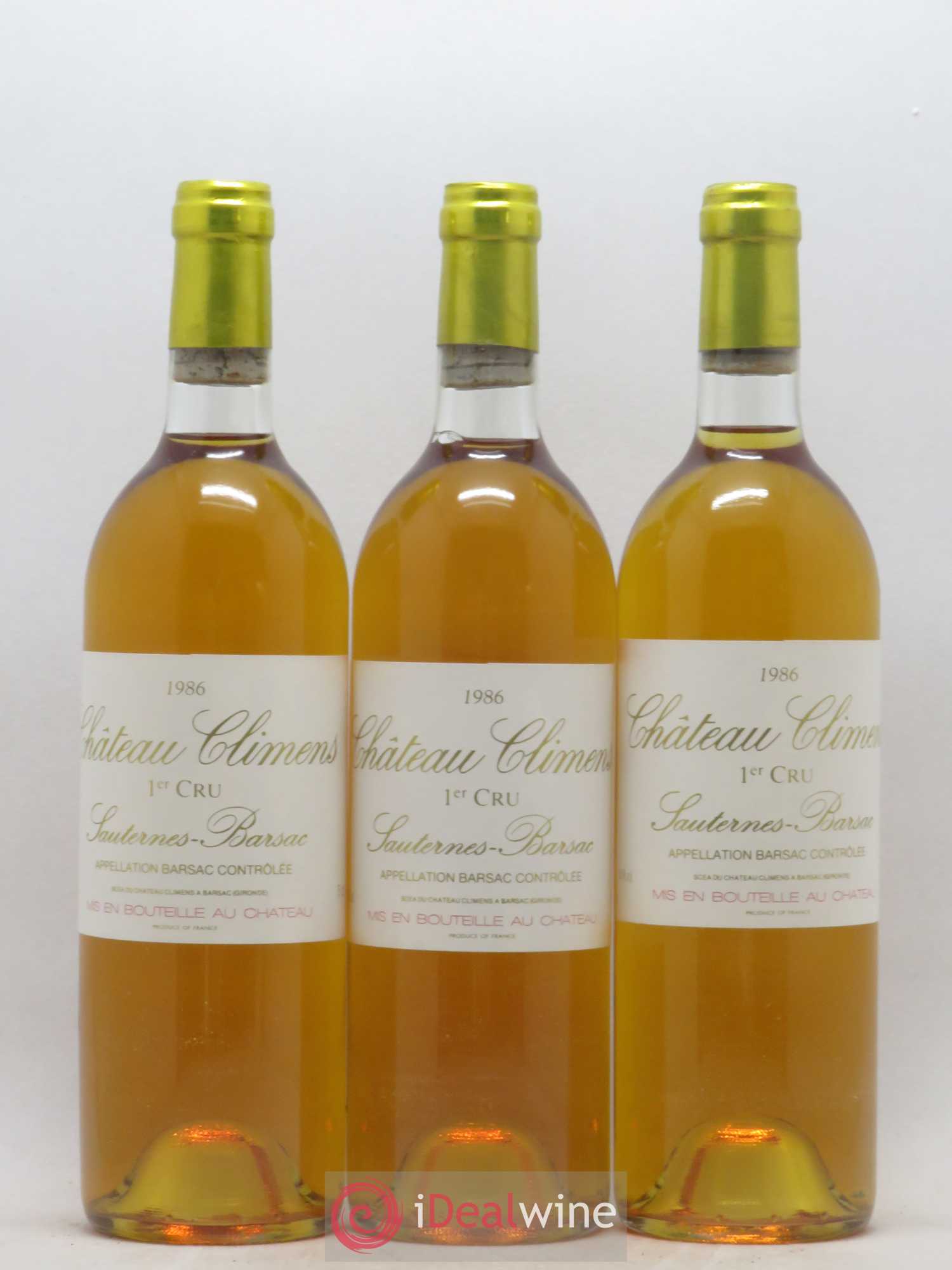Château Climens 1er Grand Cru Classé 1986 - Lotto di 12 bottiglie - 3