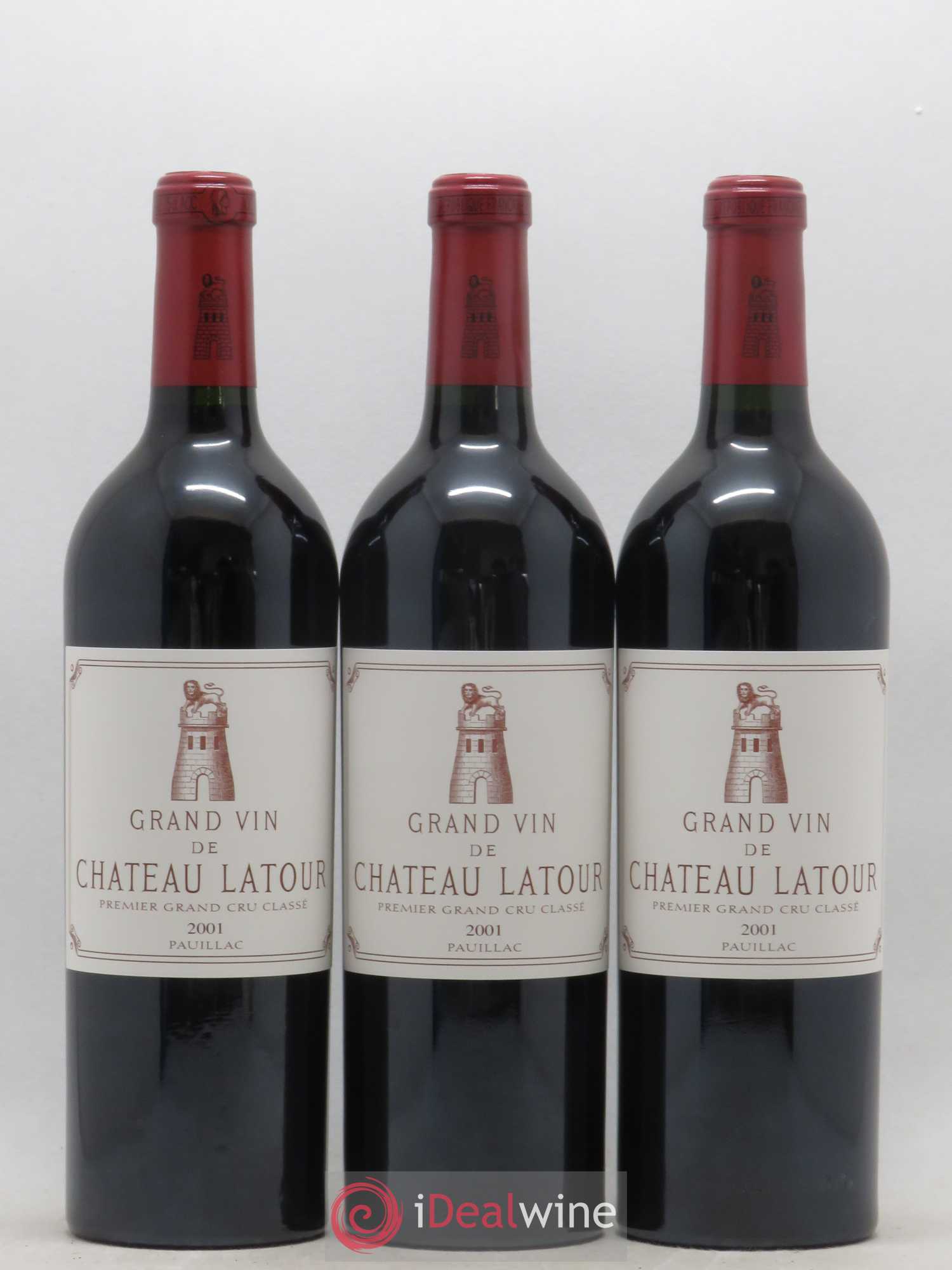 Château Latour 1er Grand Cru Classé 2001 - Lot de 12 bouteilles - 1