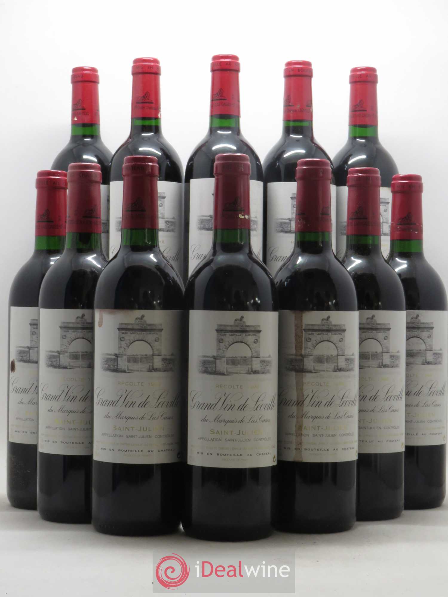 Château Léoville Las Cases 2ème Grand Cru Classé 1998 - Lot de 12 bouteilles - 0
