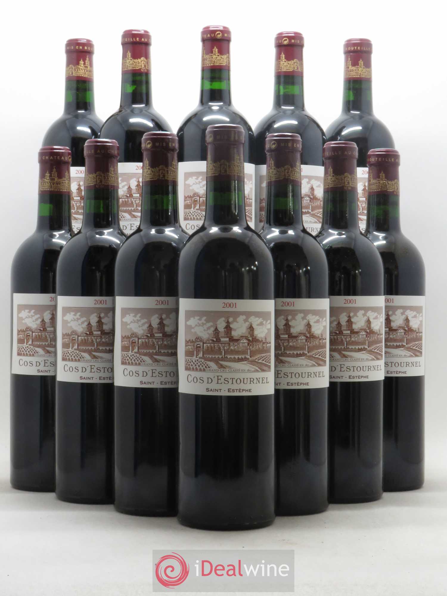 Cos d'Estournel 2ème Grand Cru Classé 2001 - Lot de 12 bouteilles - 0