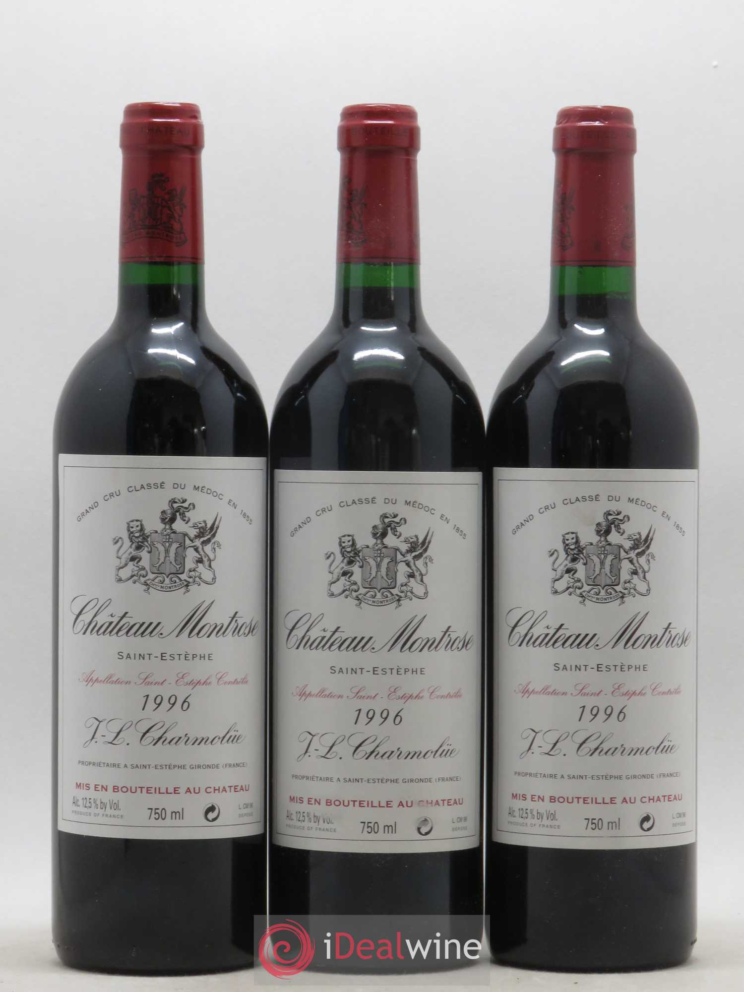 Château Montrose 2ème Grand Cru Classé 1996 - Lot de 12 bouteilles - 3
