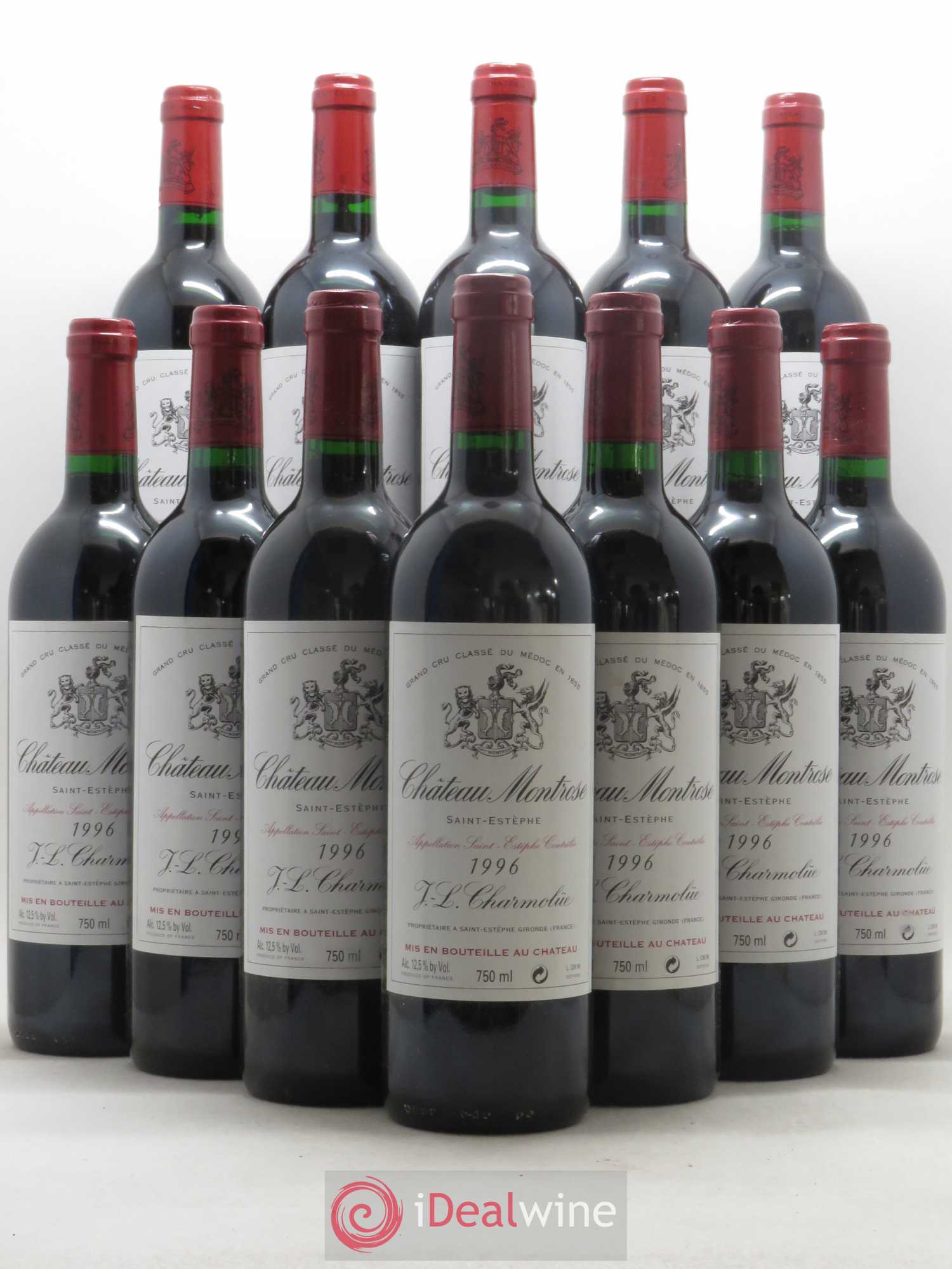 Château Montrose 2ème Grand Cru Classé 1996 - Lot de 12 bouteilles - 0