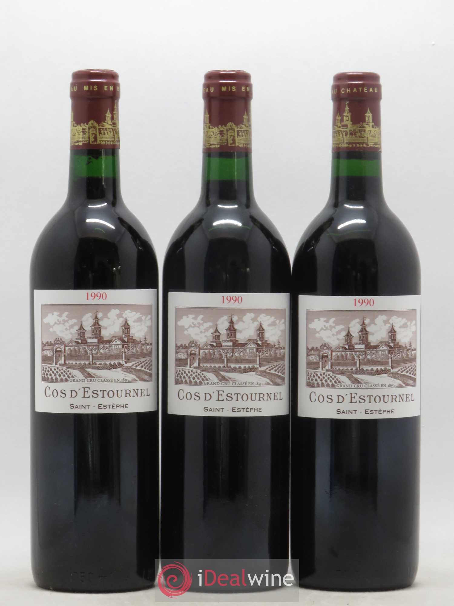 Cos d'Estournel 2ème Grand Cru Classé 1990 - Lot de 12 bouteilles - 1