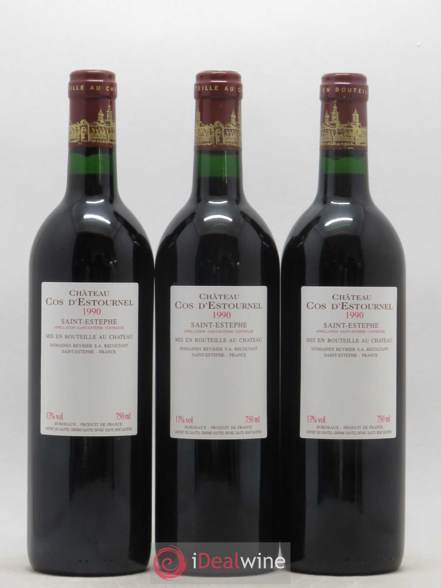 Cos d'Estournel 2ème Grand Cru Classé 1990 - Lot de 12 bouteilles - 2