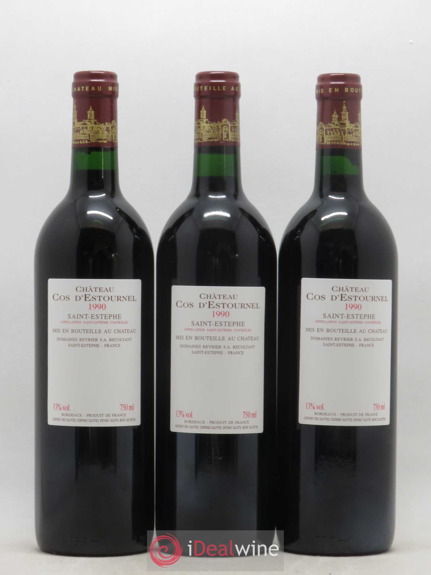 Cos d'Estournel 2ème Grand Cru Classé 1990 - Lot de 12 bouteilles - 4