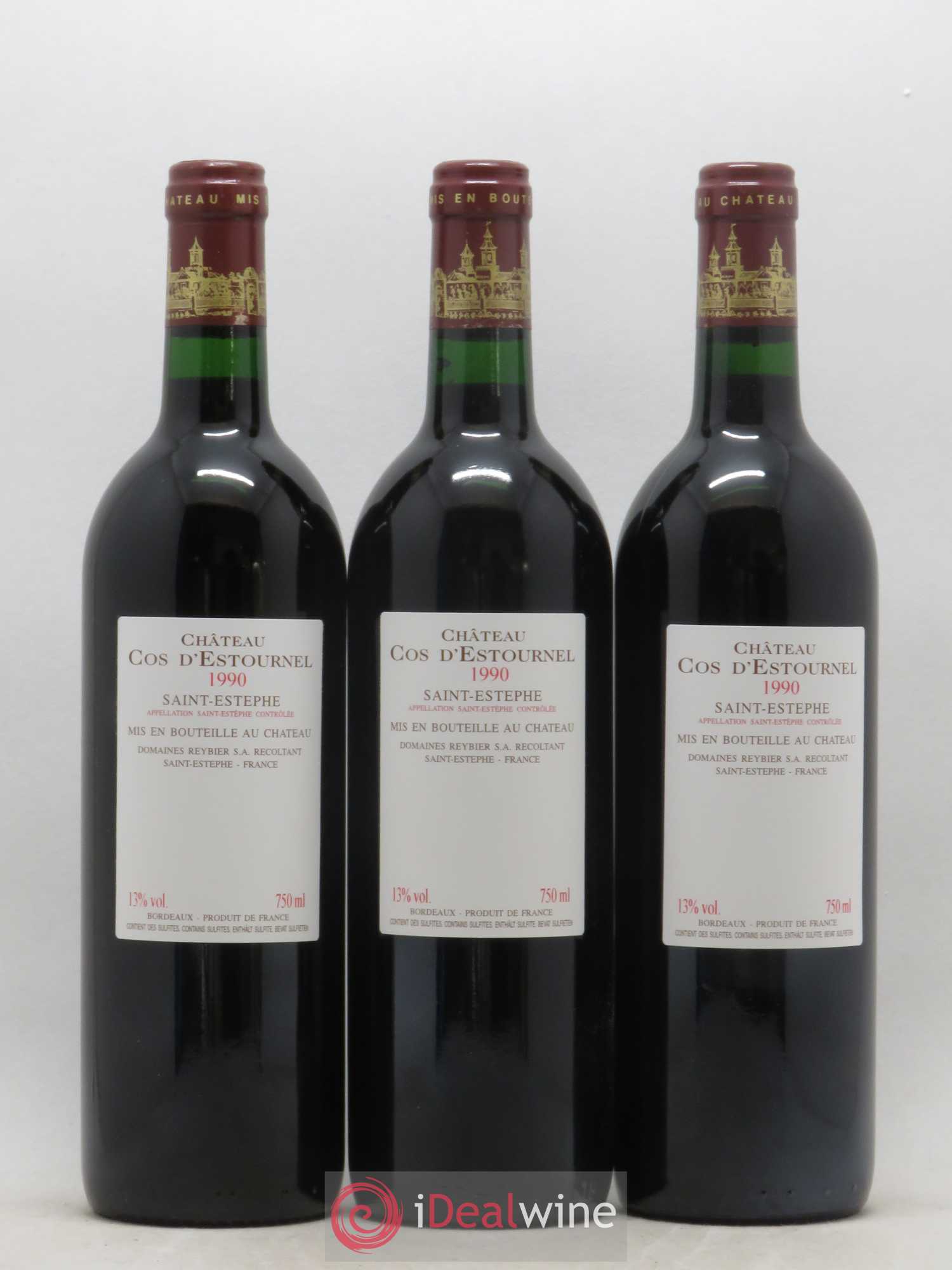 Cos d'Estournel 2ème Grand Cru Classé 1990 - Lot de 12 bouteilles - 6