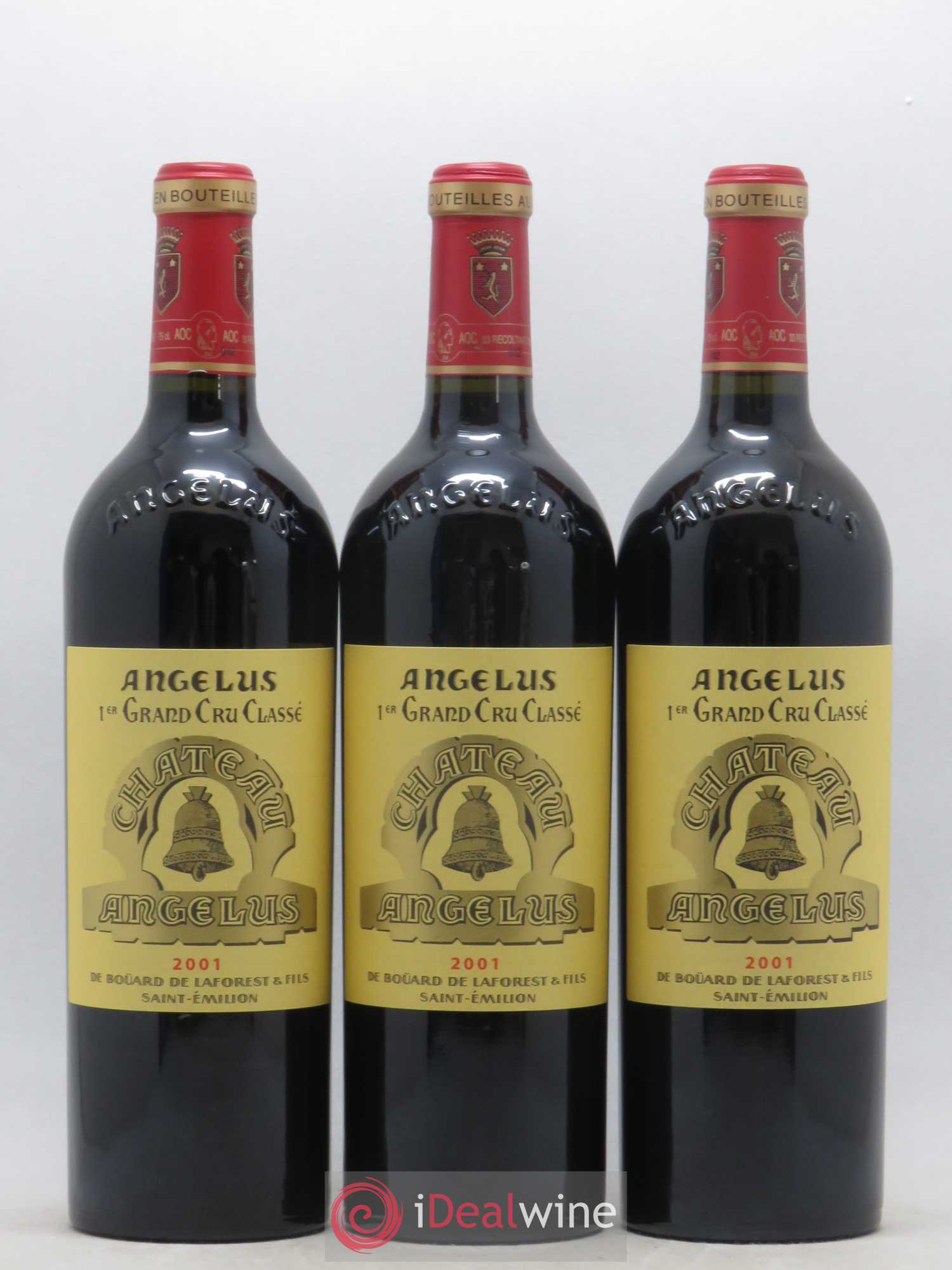 Château Angélus 1er Grand Cru Classé A 2001 - Lot de 12 bouteilles - 3