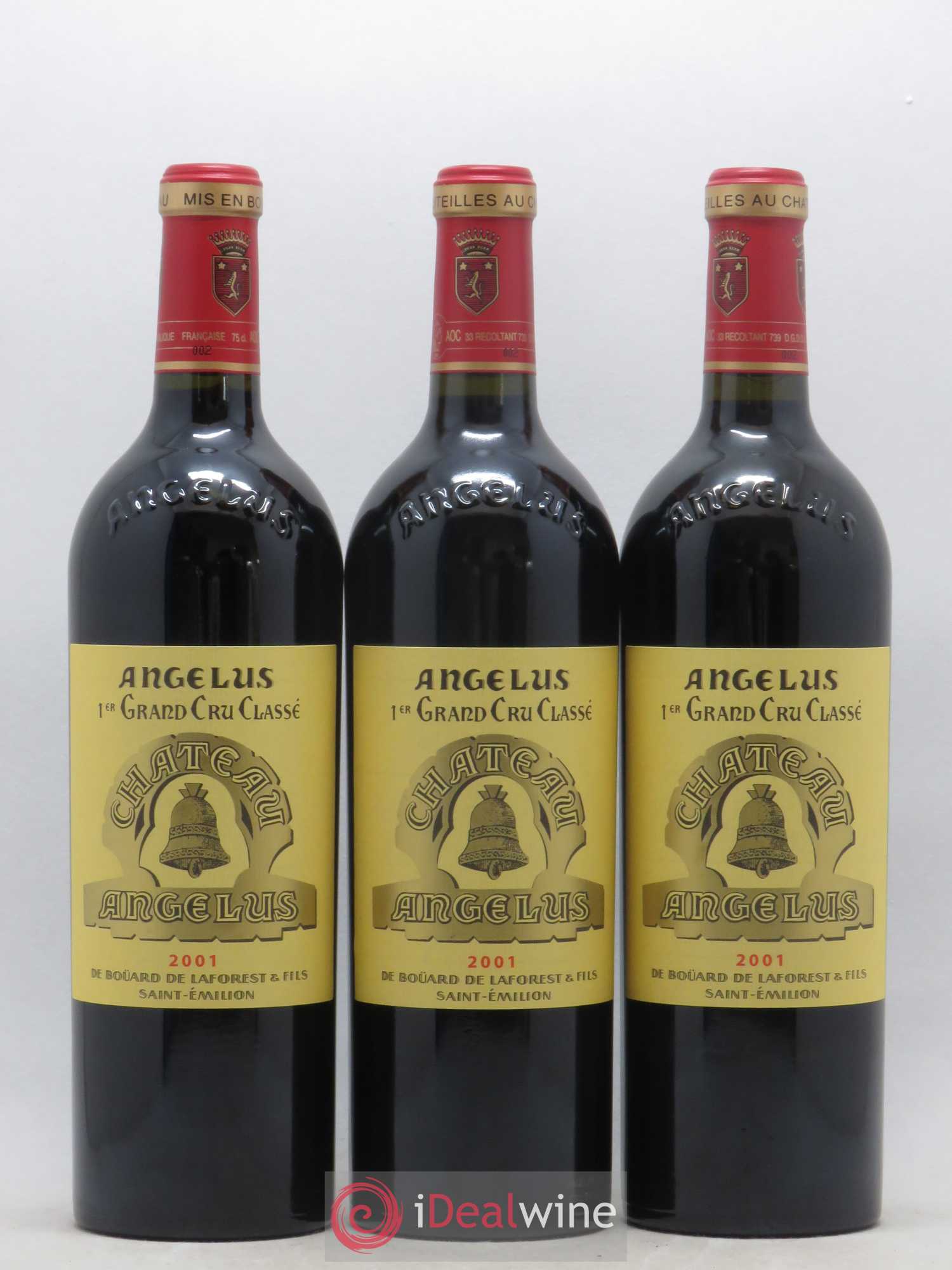 Château Angélus 1er Grand Cru Classé A 2001 - Lot de 12 bouteilles - 5