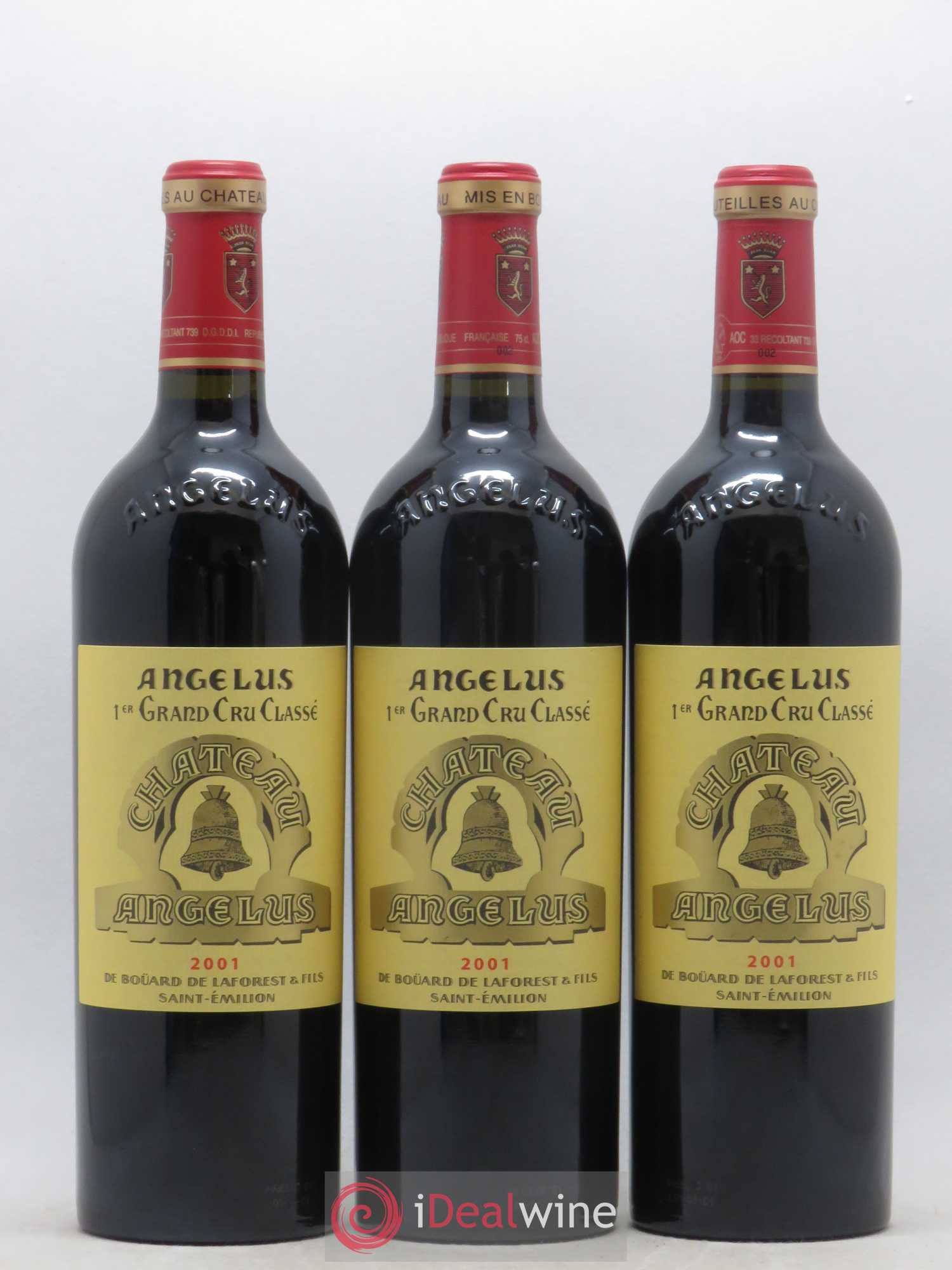 Château Angélus 1er Grand Cru Classé A 2001 - Lot de 12 bouteilles - 7