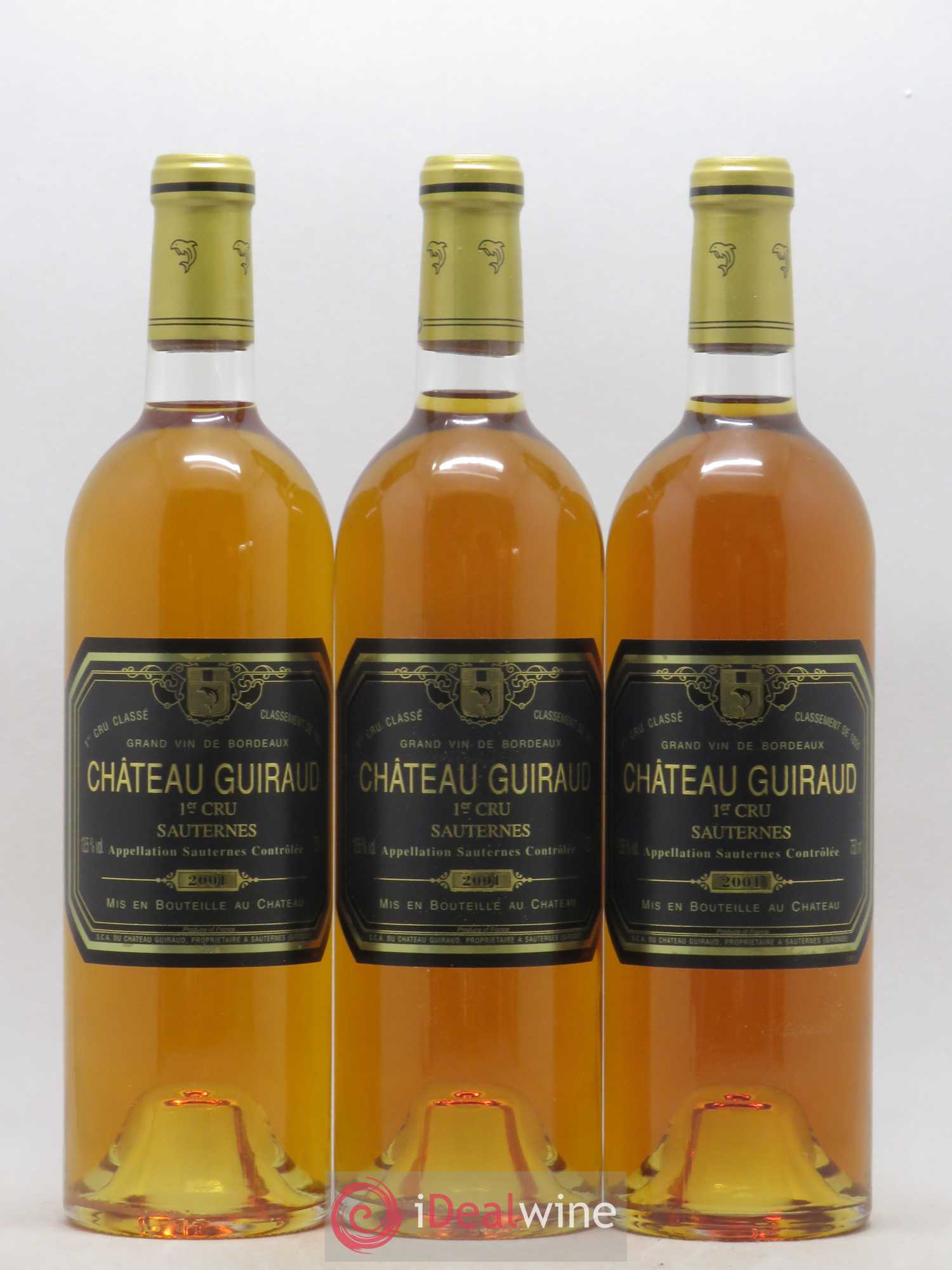 Château Guiraud 1er Grand Cru Classé 2001 - Lotto di 12 bottiglie - 1