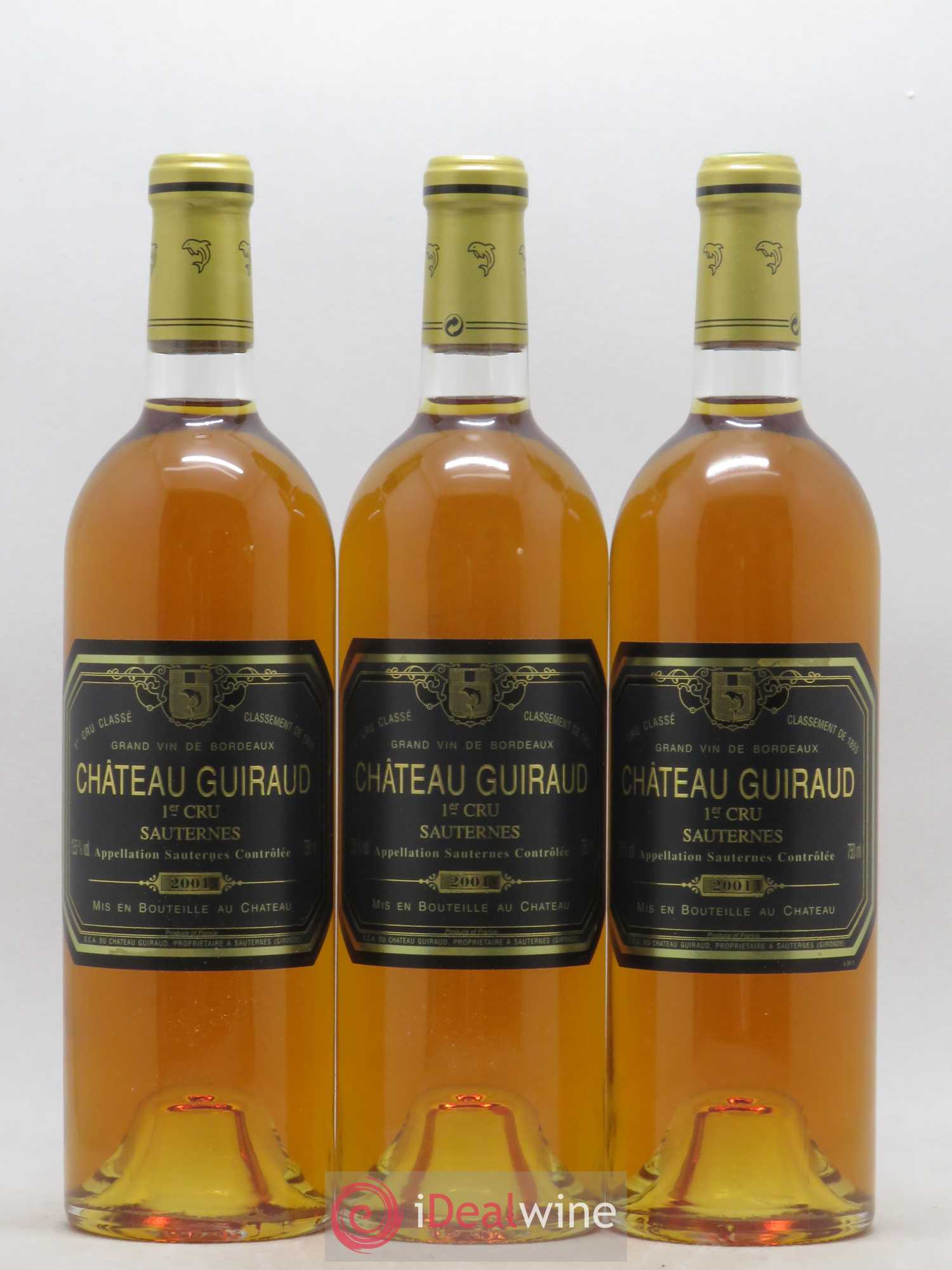 Château Guiraud 1er Grand Cru Classé 2001 - Lotto di 12 bottiglie - 3