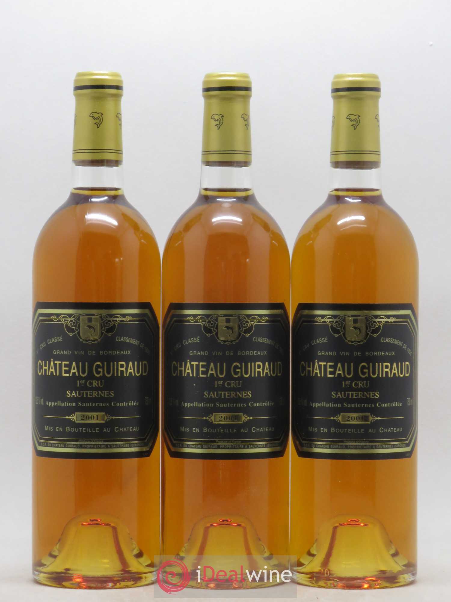 Château Guiraud 1er Grand Cru Classé 2001 - Lotto di 12 bottiglie - 4
