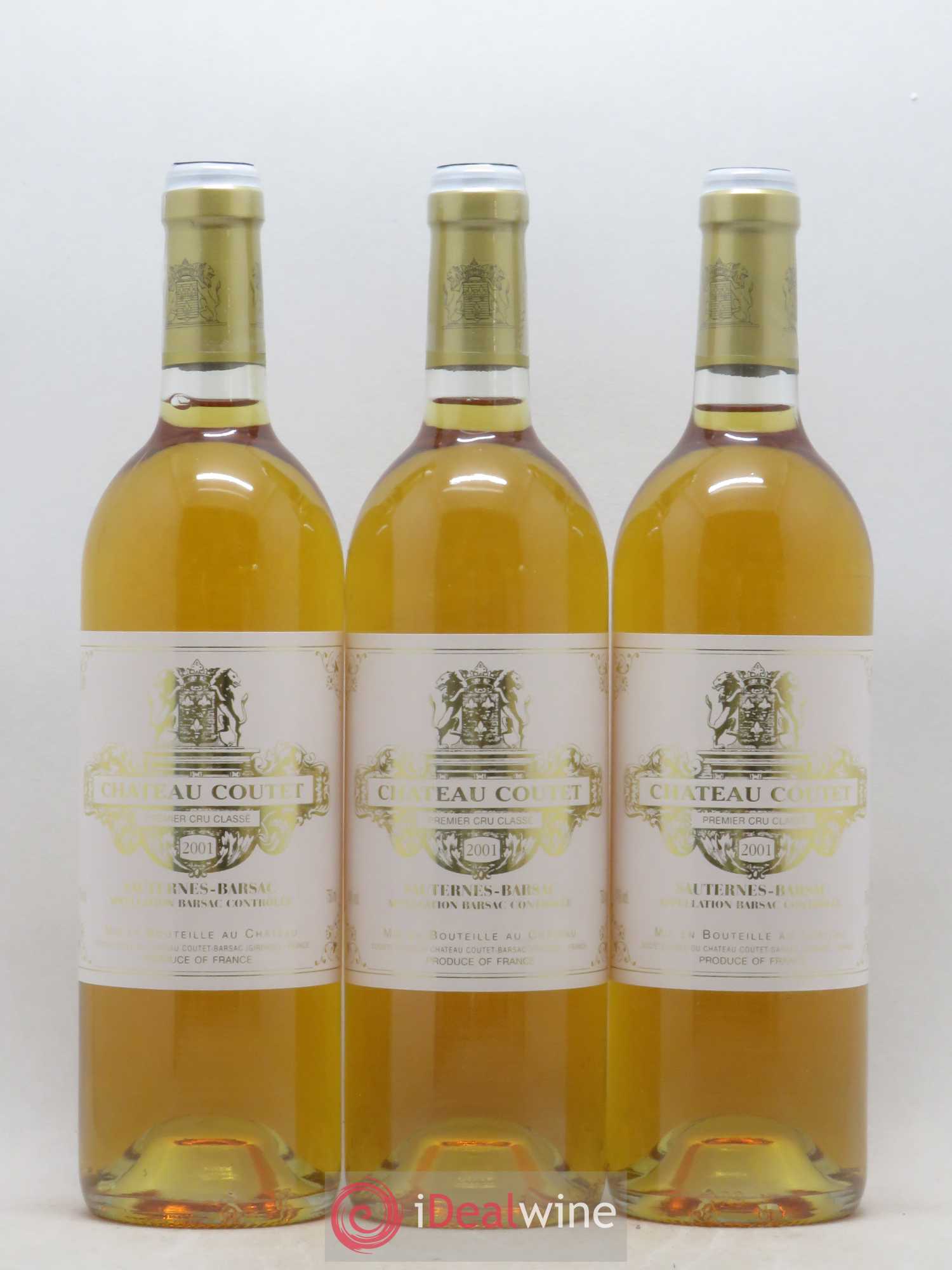 Château Coutet 1er Grand Cru Classé 2001 - Lotto di 12 bottiglie - 1