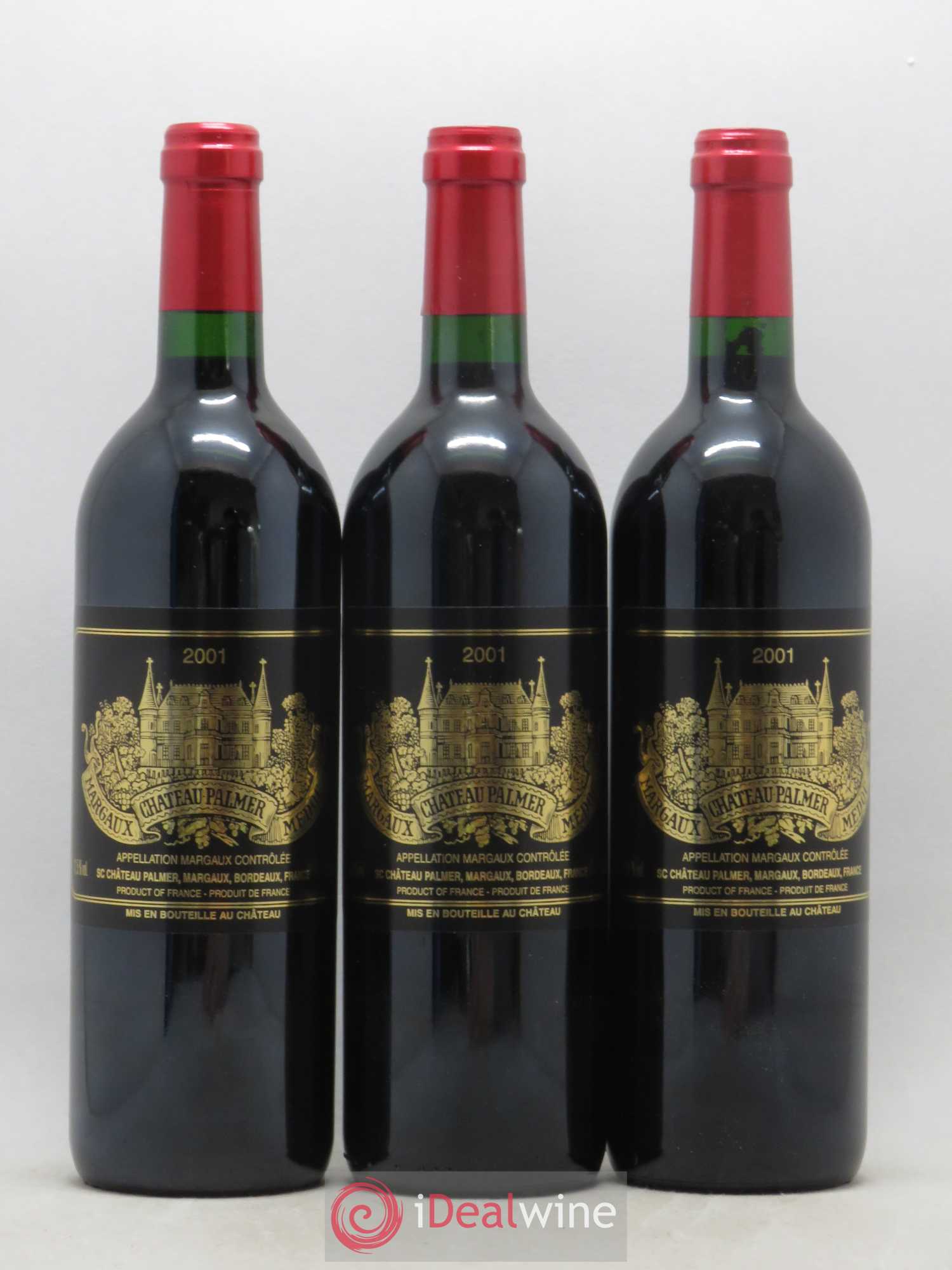 Château Palmer 3ème Grand Cru Classé 2001 - Lot de 12 bouteilles - 1