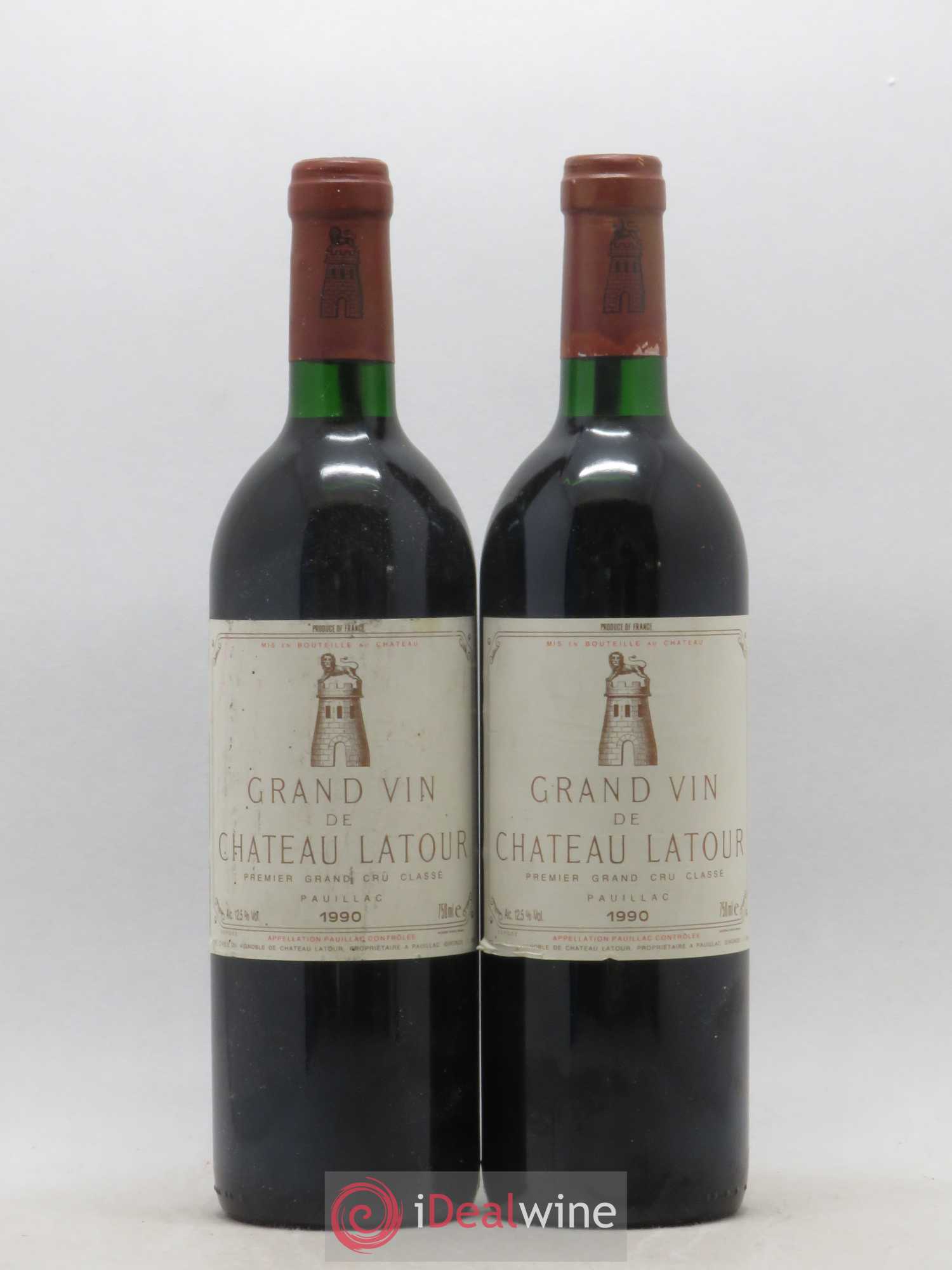 Château Latour 1er Grand Cru Classé 1990 - Lot de 2 bouteilles - 0