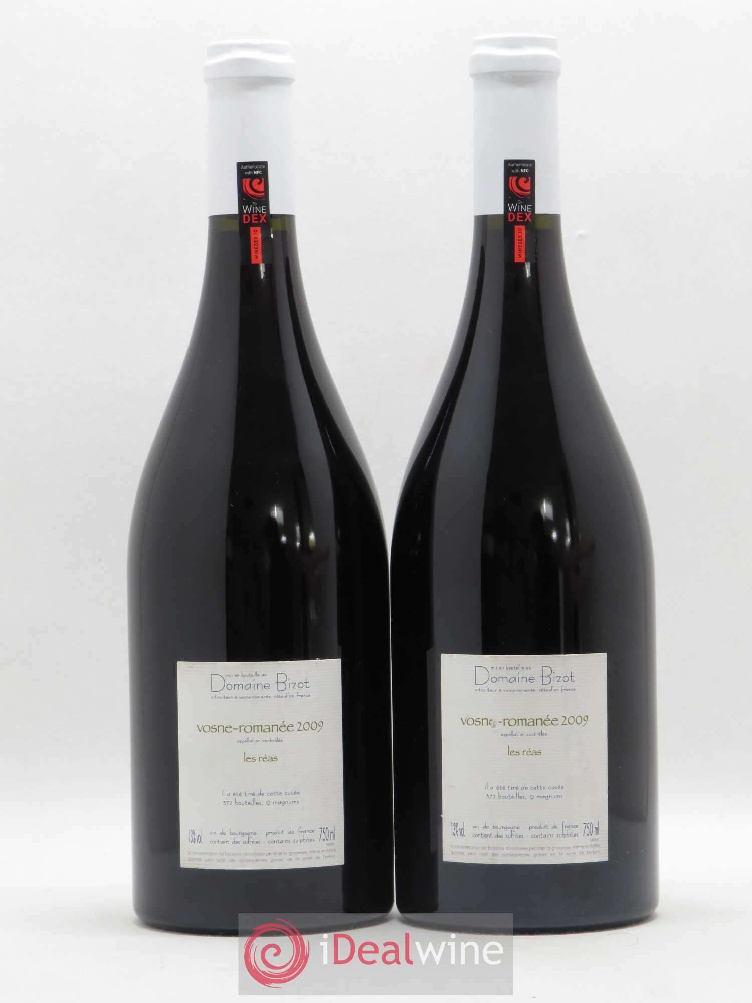 Vosne-Romanée Les Réas Bizot (Domaine) 2009 - Lot de 2 bouteilles - 1