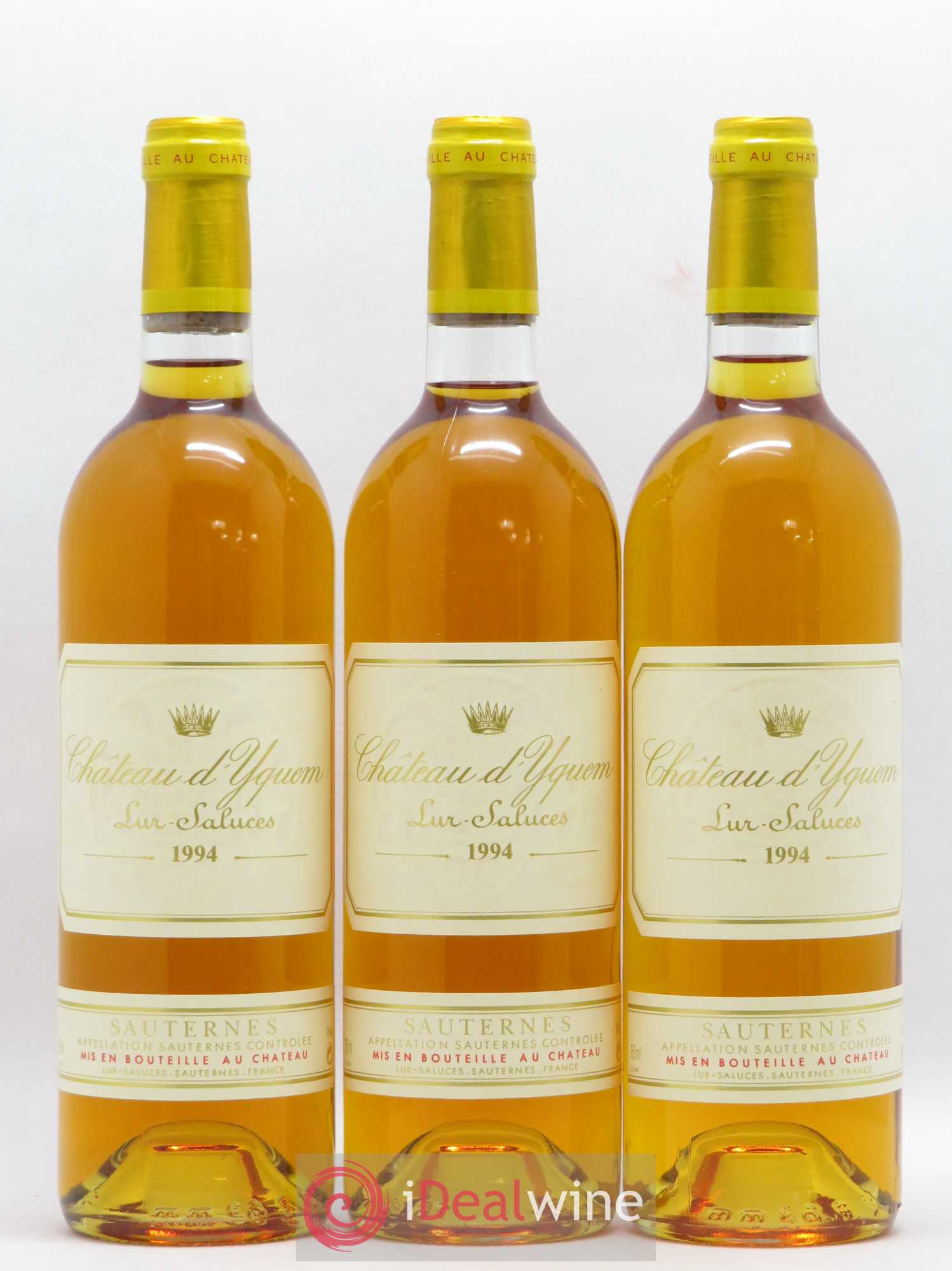 Château d' Yquem 1er Cru Classé Supérieur 1994 - Lotto di 3 bottiglie - 0