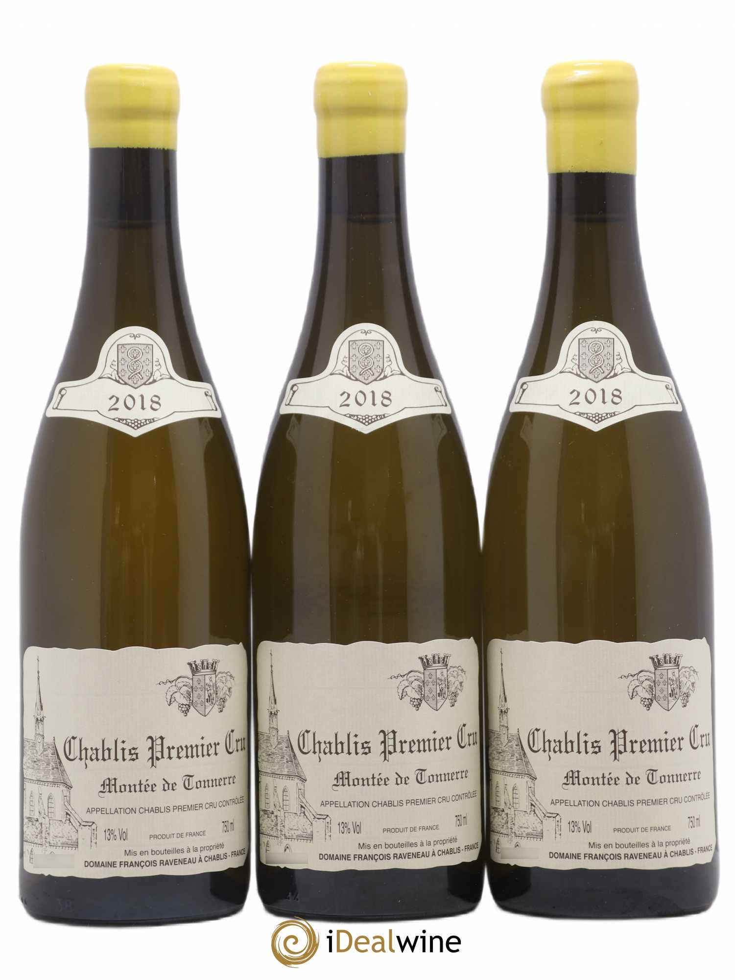 Chablis 1er Cru Montée de Tonnerre Raveneau (Domaine) 2018 - Lot de 3 bouteilles - 0