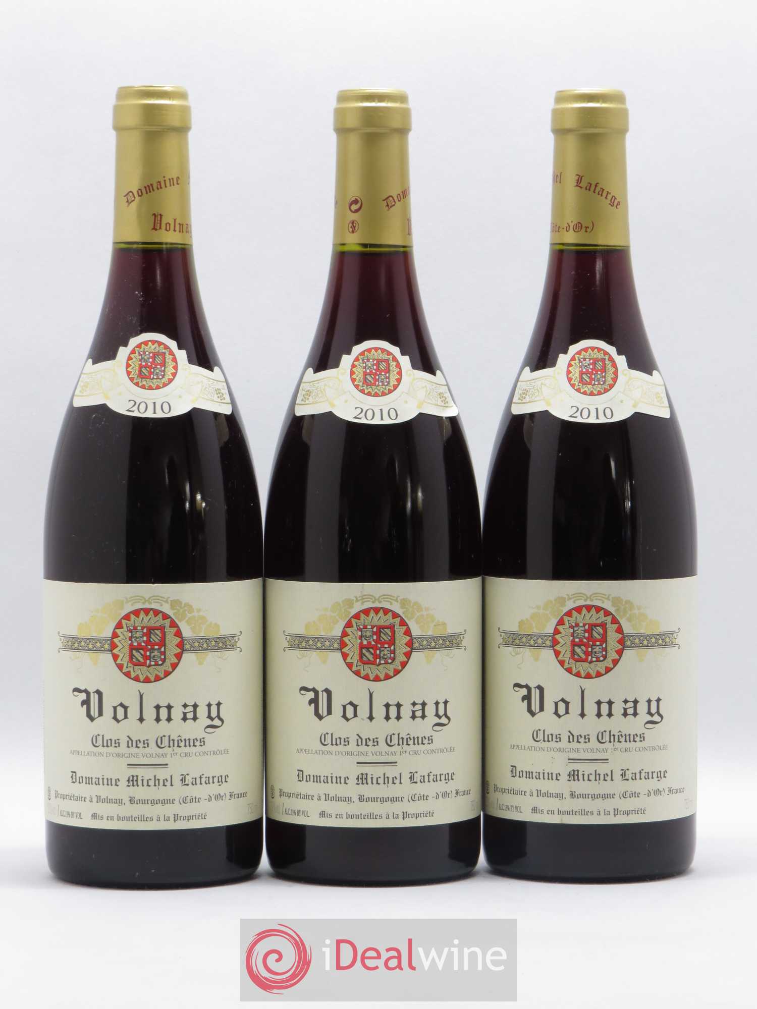 Volnay 1er Cru Clos des Chênes Lafarge (Domaine) 2010 - Lot de 3 bouteilles - 0