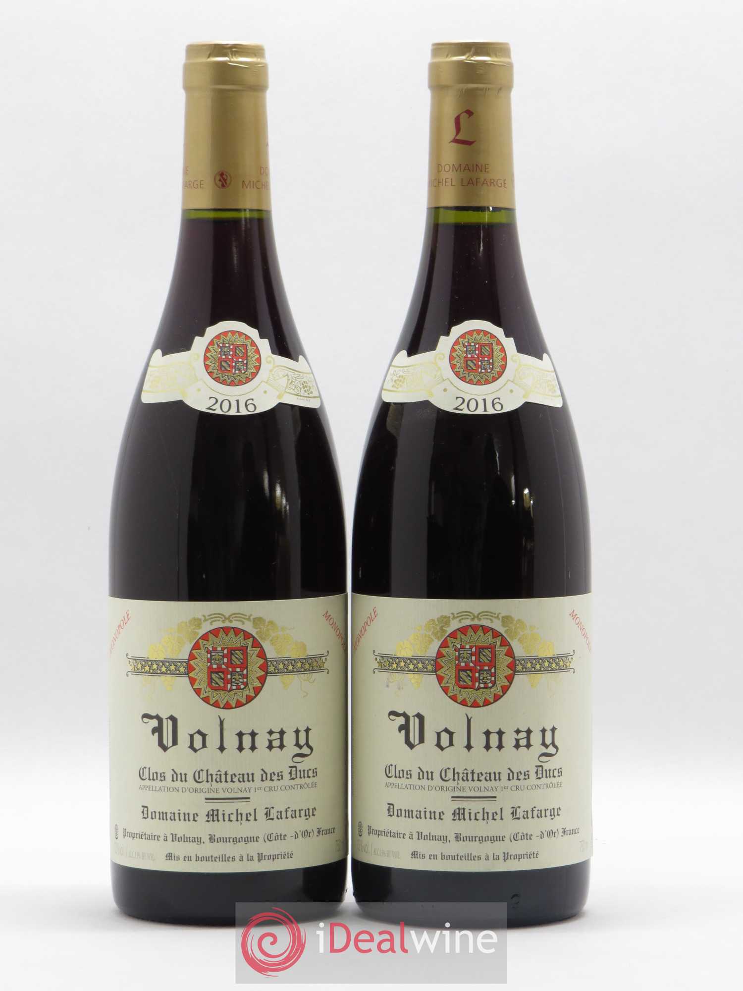 Volnay 1er Cru Clos du Château des Ducs Lafarge (Domaine) 2016 - Lot de 2 bouteilles - 0