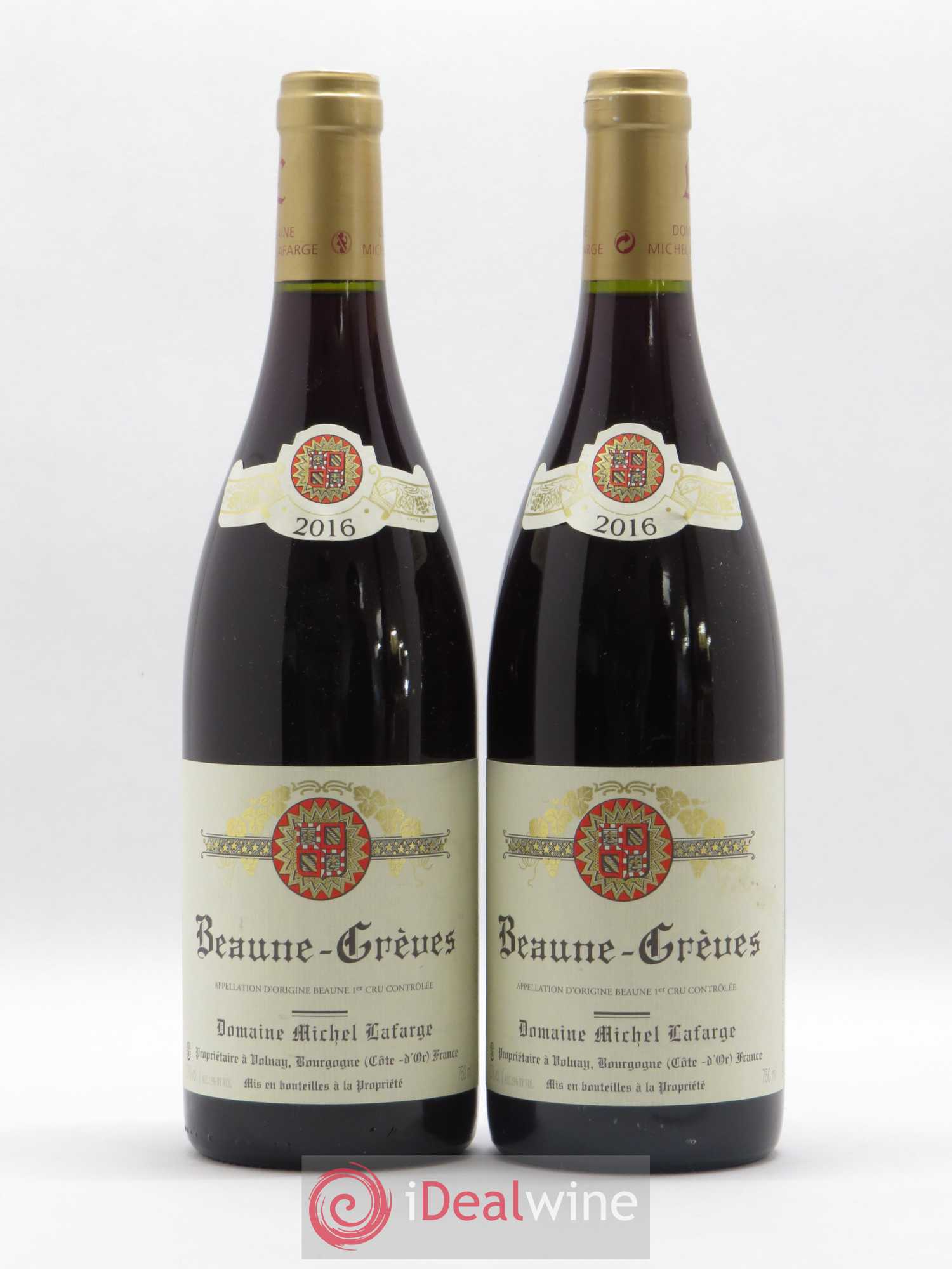 Beaune 1er Cru Grèves Lafarge (Domaine) 2016 - Lot de 2 bouteilles - 0