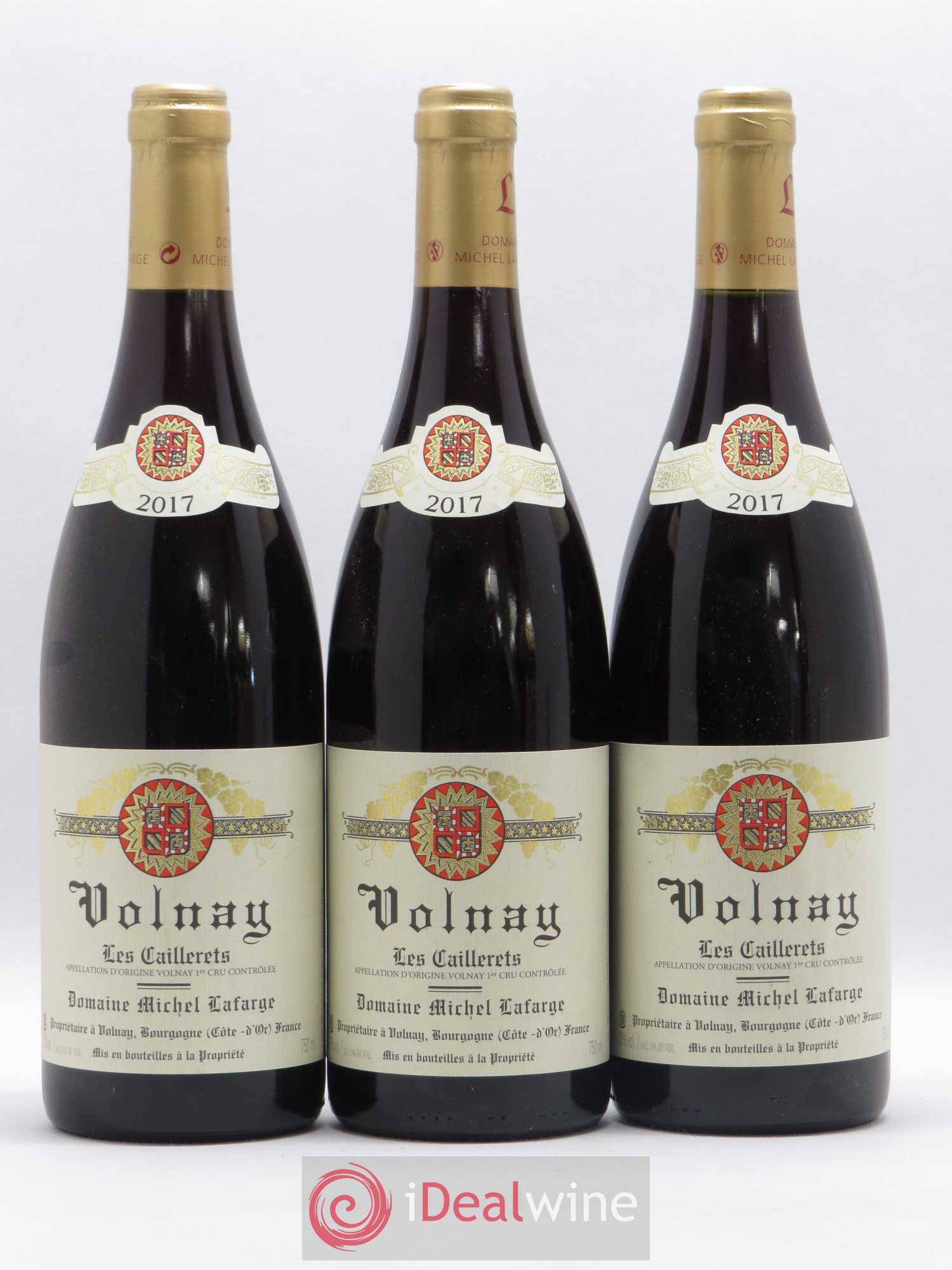 Volnay 1er Cru Les Caillerets Lafarge (Domaine) 2017 - Lot de 3 bouteilles - 0
