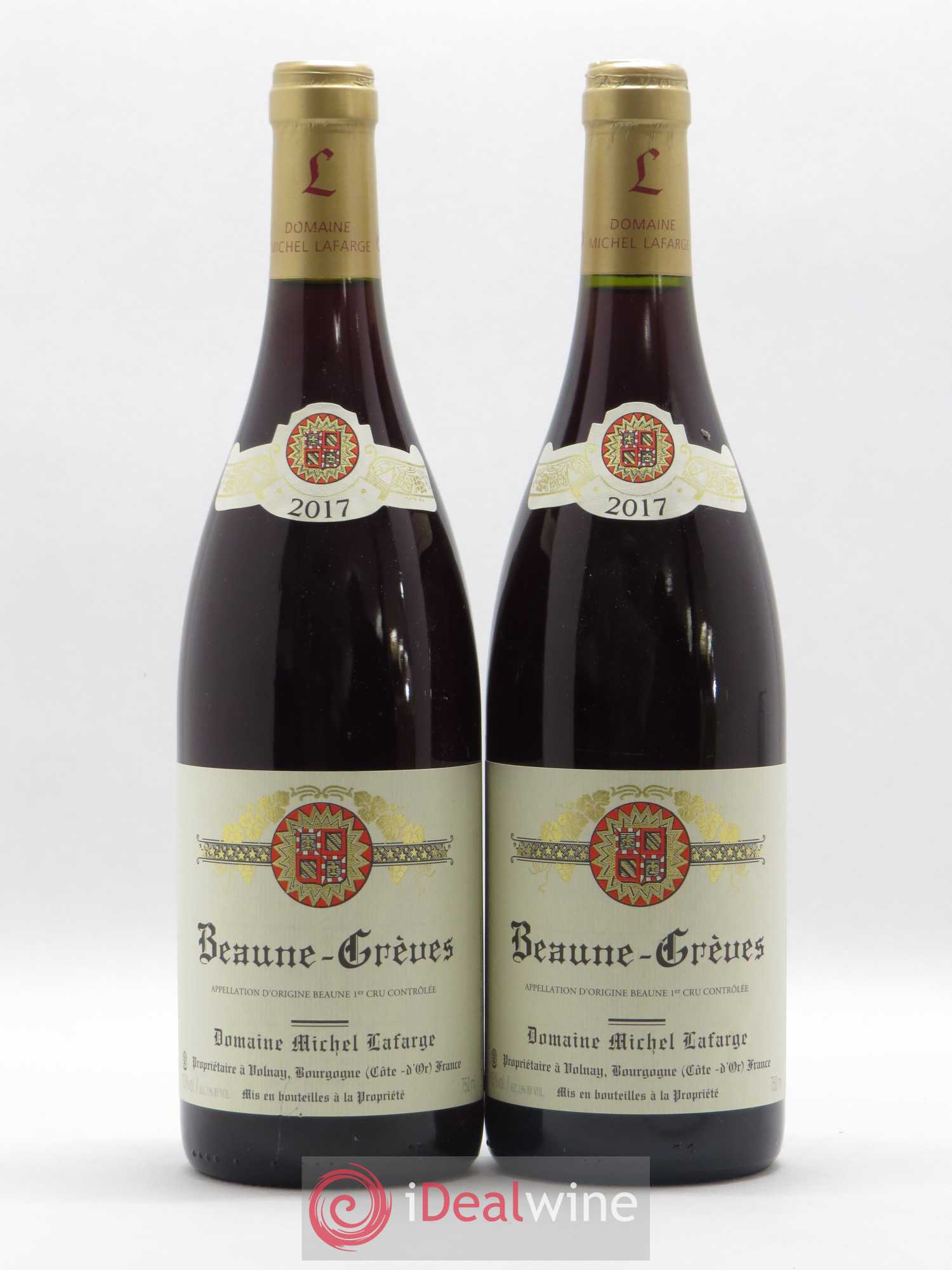 Beaune 1er Cru Grèves Lafarge (Domaine) 2017 - Lot de 2 bouteilles - 0