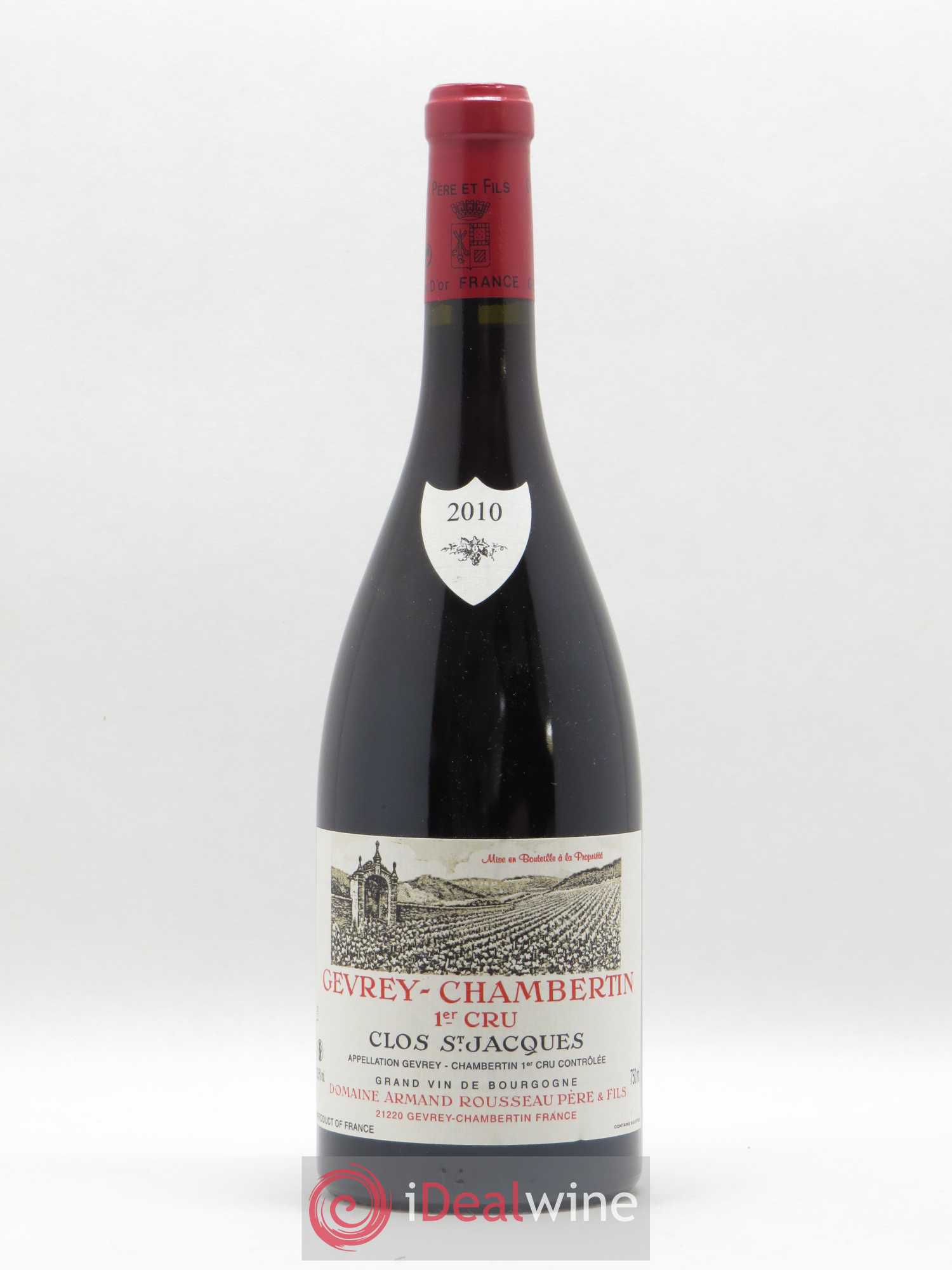 Gevrey-Chambertin 1er Cru Clos Saint-Jacques Armand Rousseau (Domaine) 2010 - Lot de 1 bouteille - 0