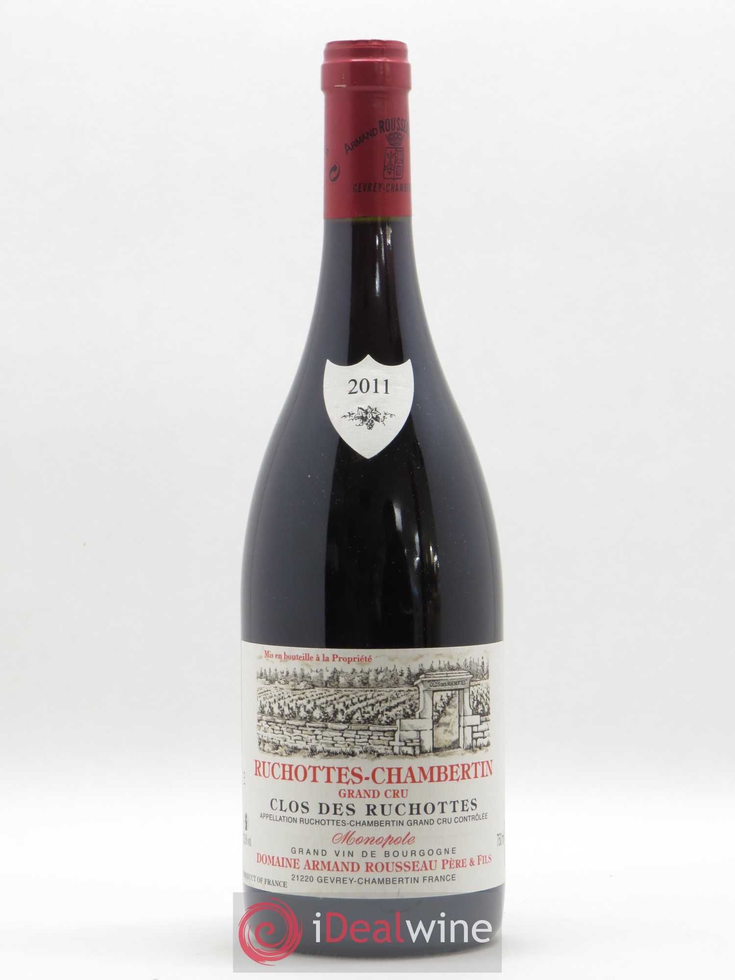 Ruchottes-Chambertin Grand Cru Clos des Ruchottes Armand Rousseau (Domaine) 2011 - Posten von 1 Flasche - 0