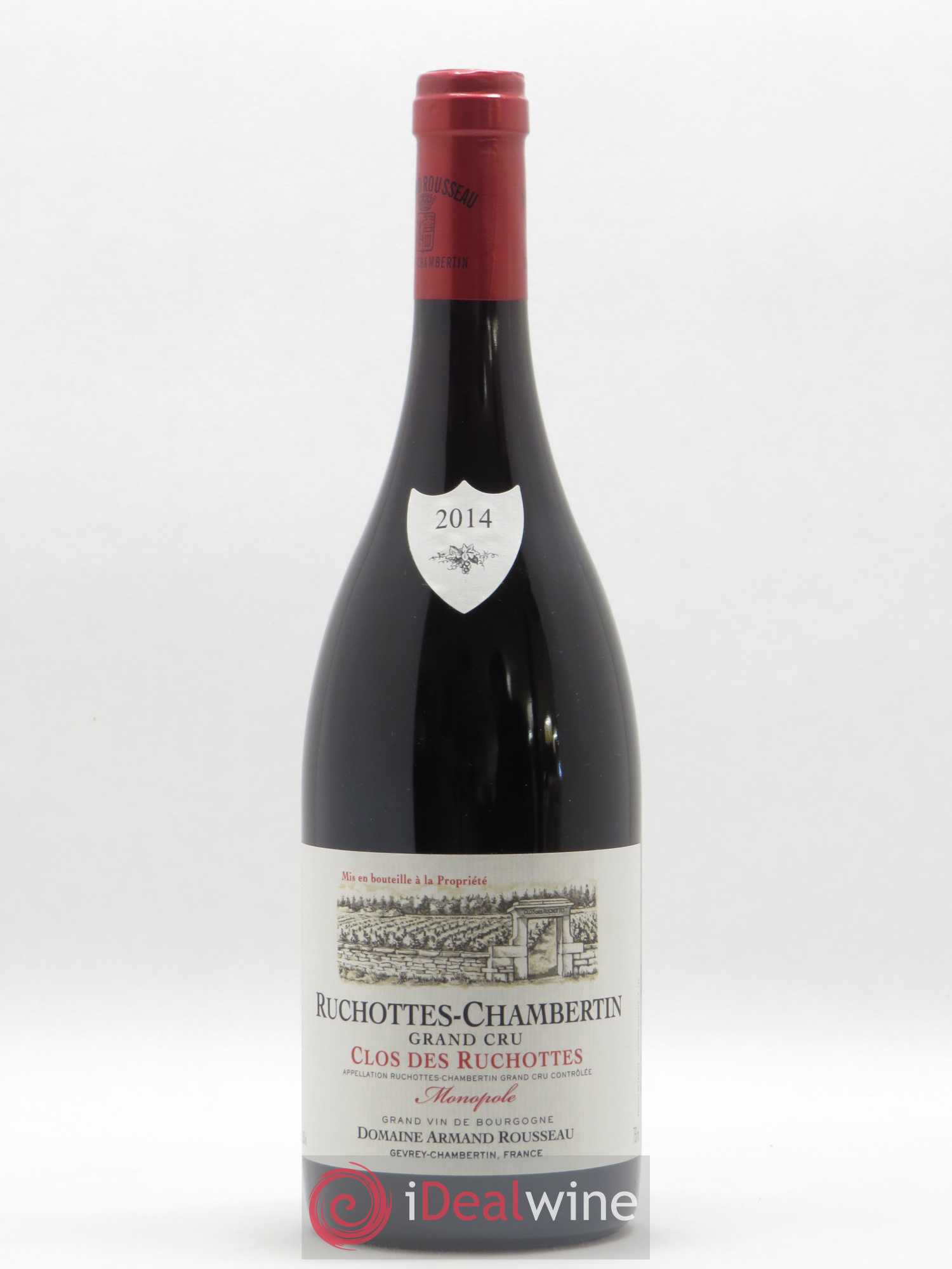 Ruchottes-Chambertin Grand Cru Clos des Ruchottes Armand Rousseau (Domaine) 2014 - Posten von 1 Flasche - 0