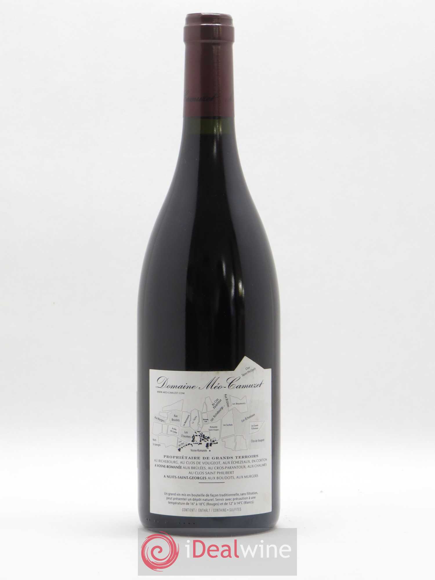 Clos de Vougeot Grand Cru Près le Cellier Méo-Camuzet (Domaine) 2009 - Lot de 1 bouteille - 1