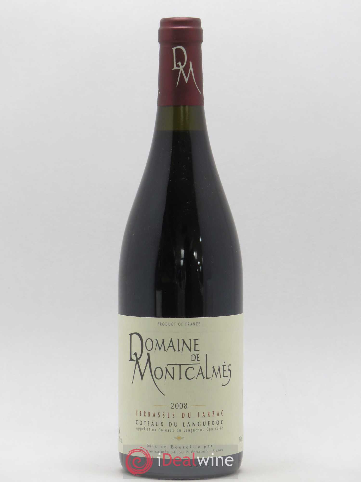 Terrasses du Larzac Domaine de Montcalmès Frédéric Pourtalié 2008 - Lot de 1 bouteille - 0