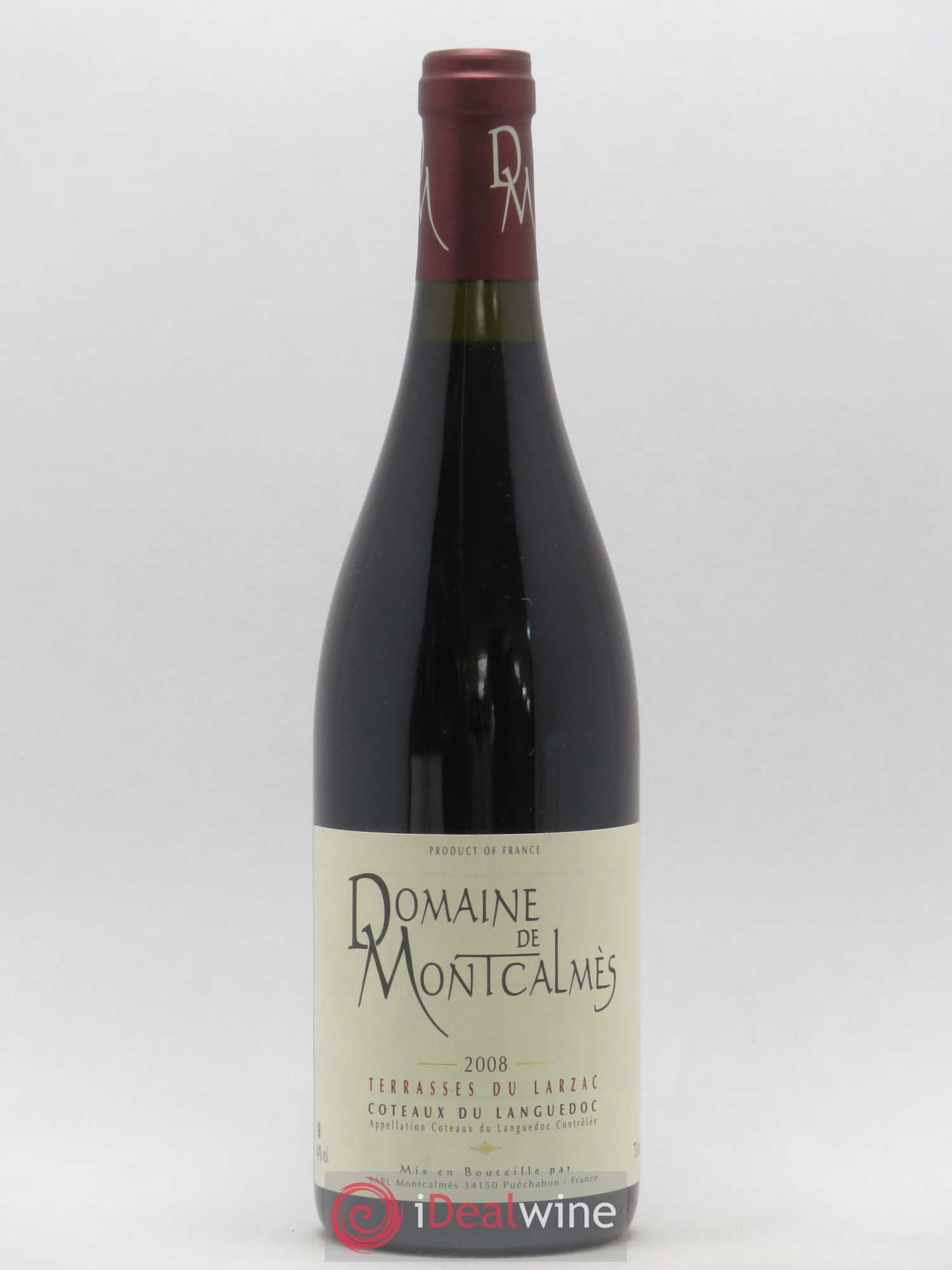 Terrasses du Larzac Domaine de Montcalmès Frédéric Pourtalié 2008 - Lot de 1 bouteille - 0