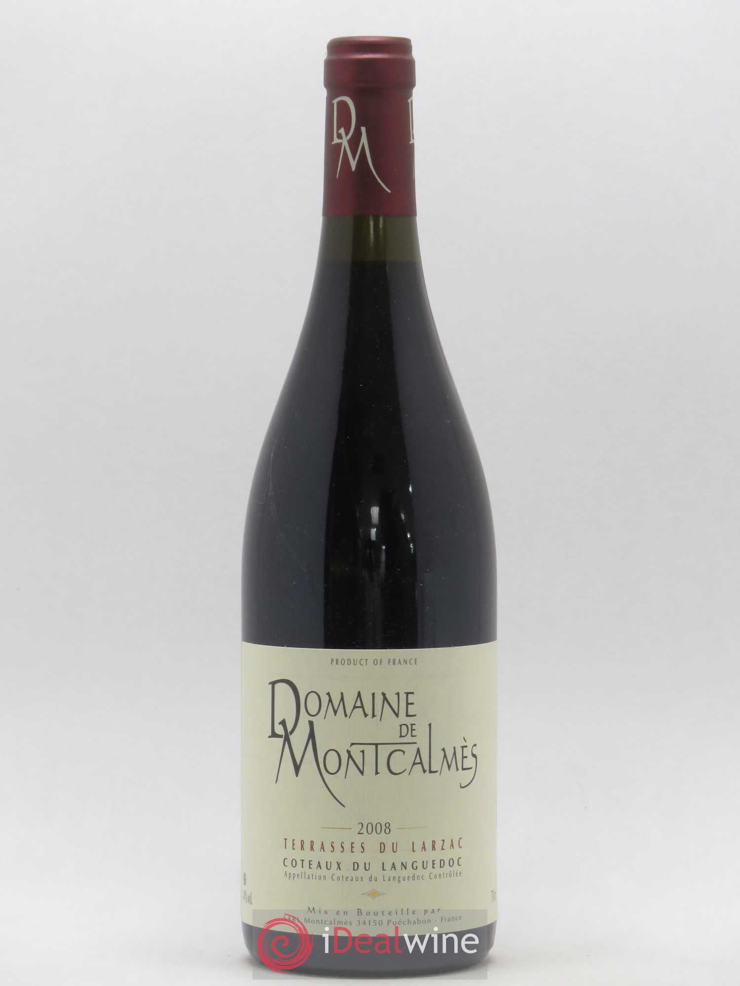 Terrasses du Larzac Domaine de Montcalmès Frédéric Pourtalié 2008 - Lot de 1 bouteille - 0