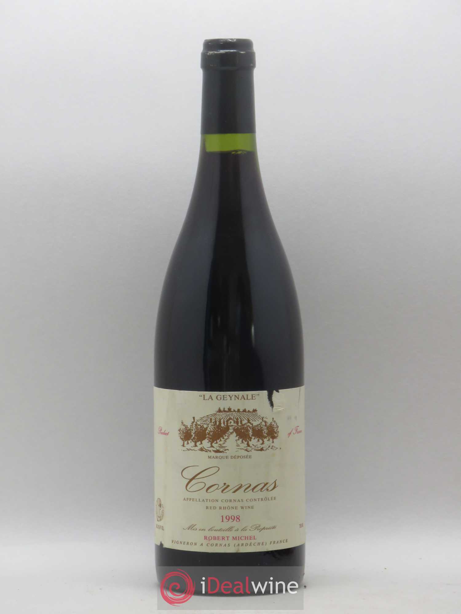 Cornas La Geynale Robert Michel 1998 - Lot de 1 bouteille - 0