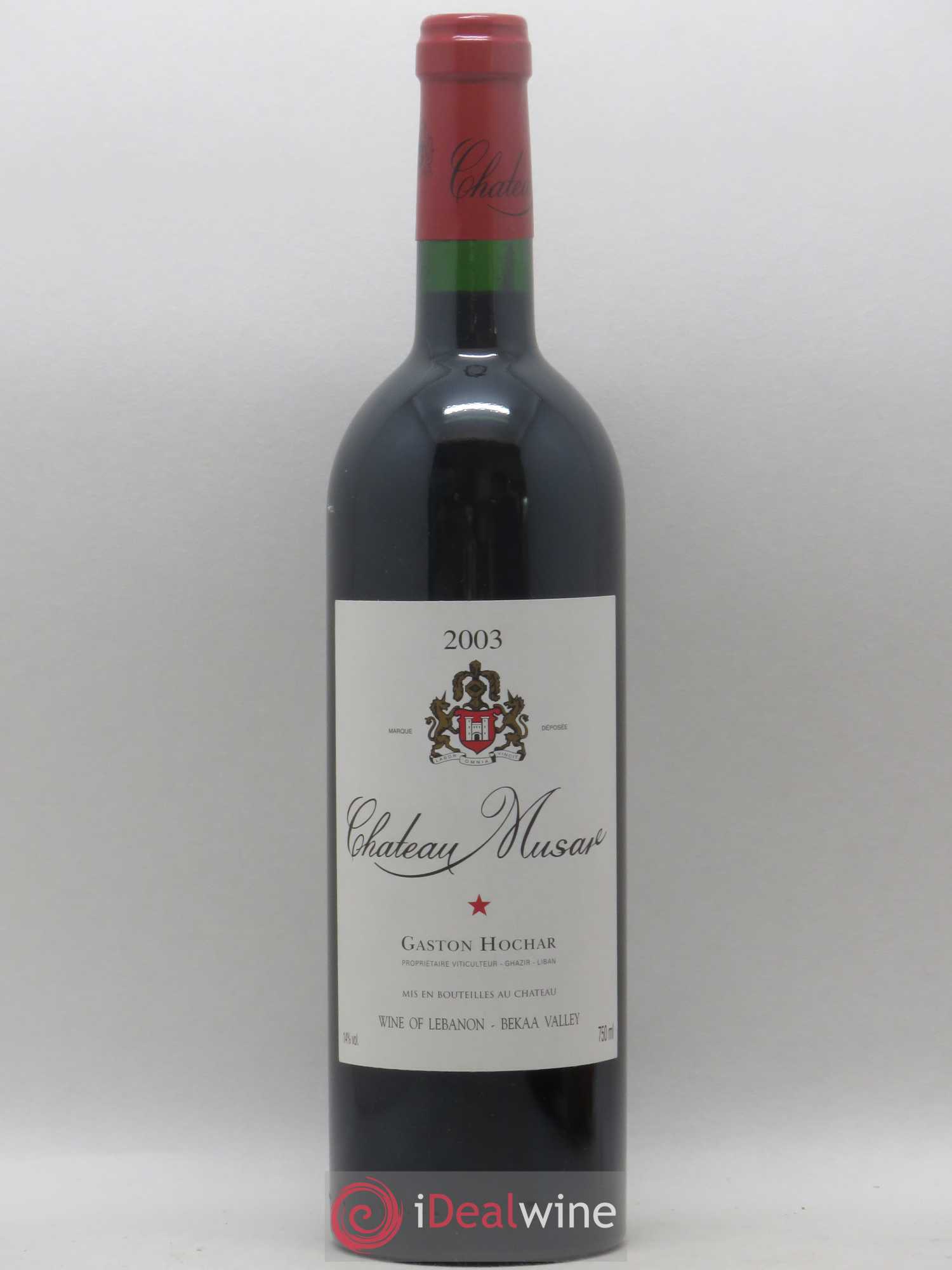 Château Musar Serge Hochar 2003 - Lot de 1 bouteille - 0
