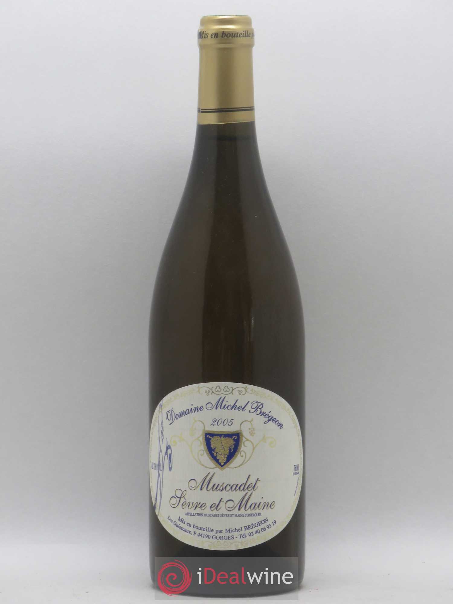 Muscadet-Sèvre-et-Maine Reserve Domaine Michel Bregeon 2005 - Posten von 1 Flasche - 0