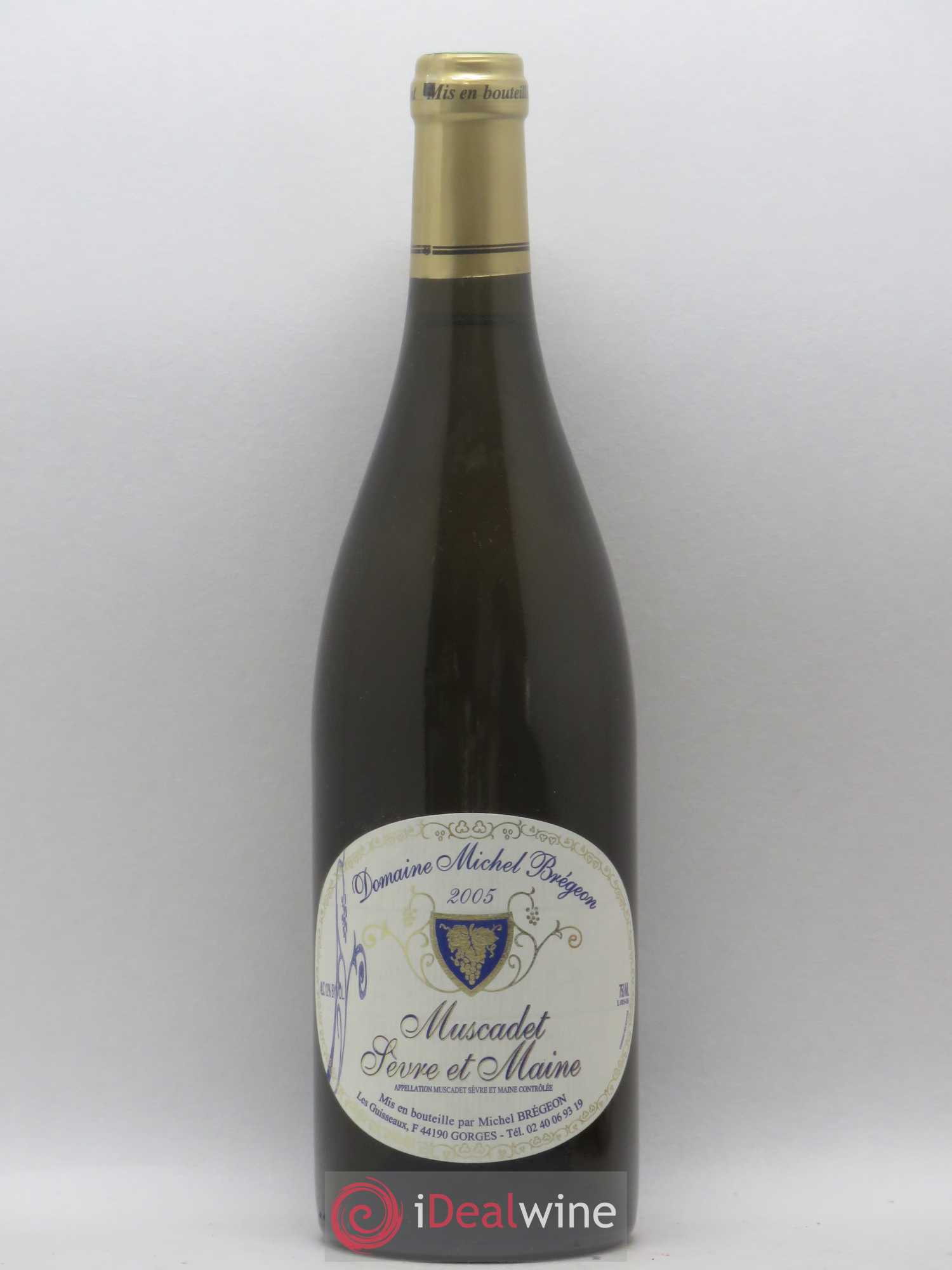 Muscadet-Sèvre-et-Maine Reserve Domaine Michel Bregeon 2005 - Posten von 1 Flasche - 0