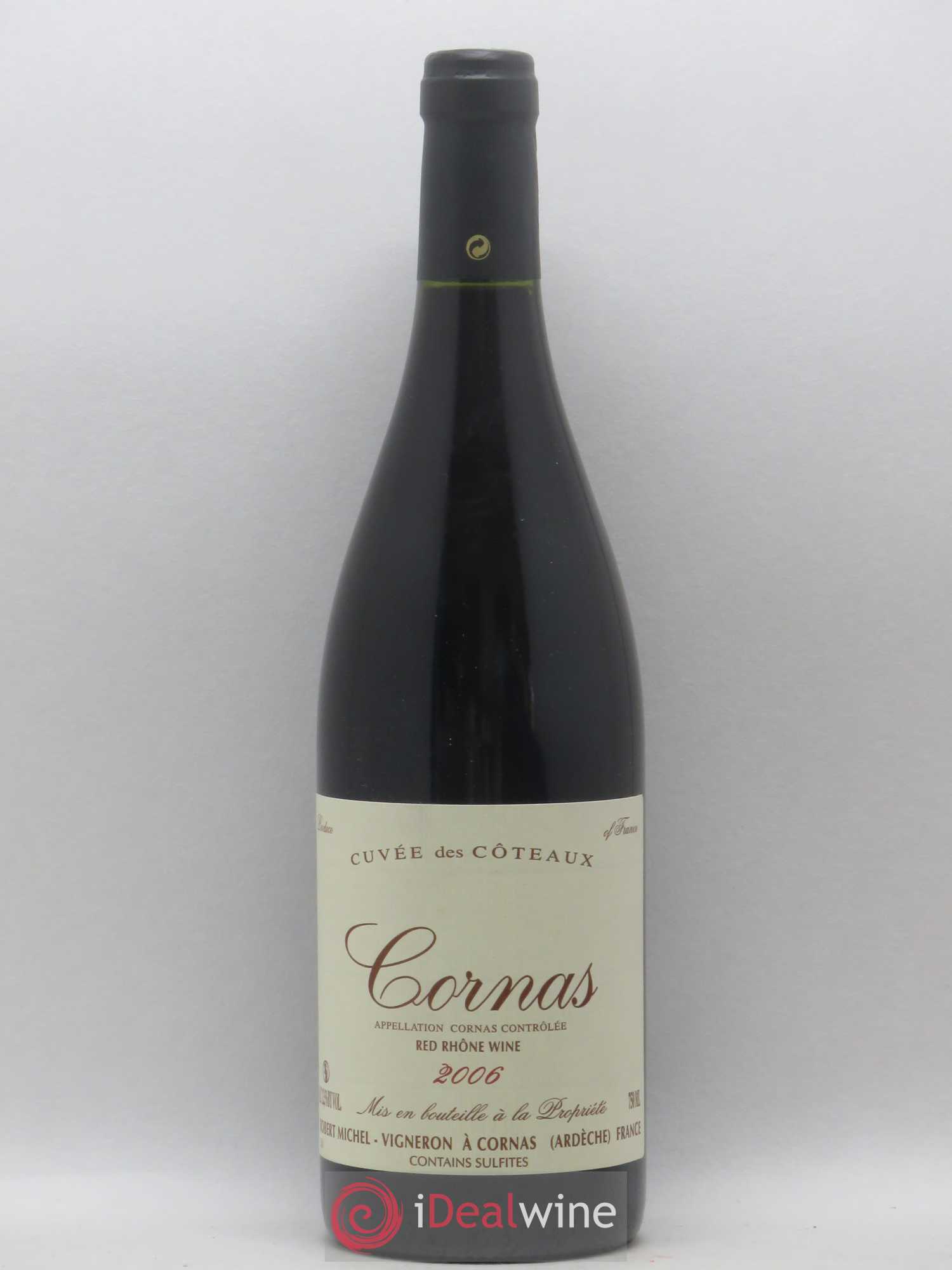Cornas Cuvée des Coteaux Robert Michel 2006 - Lot de 1 bouteille - 0