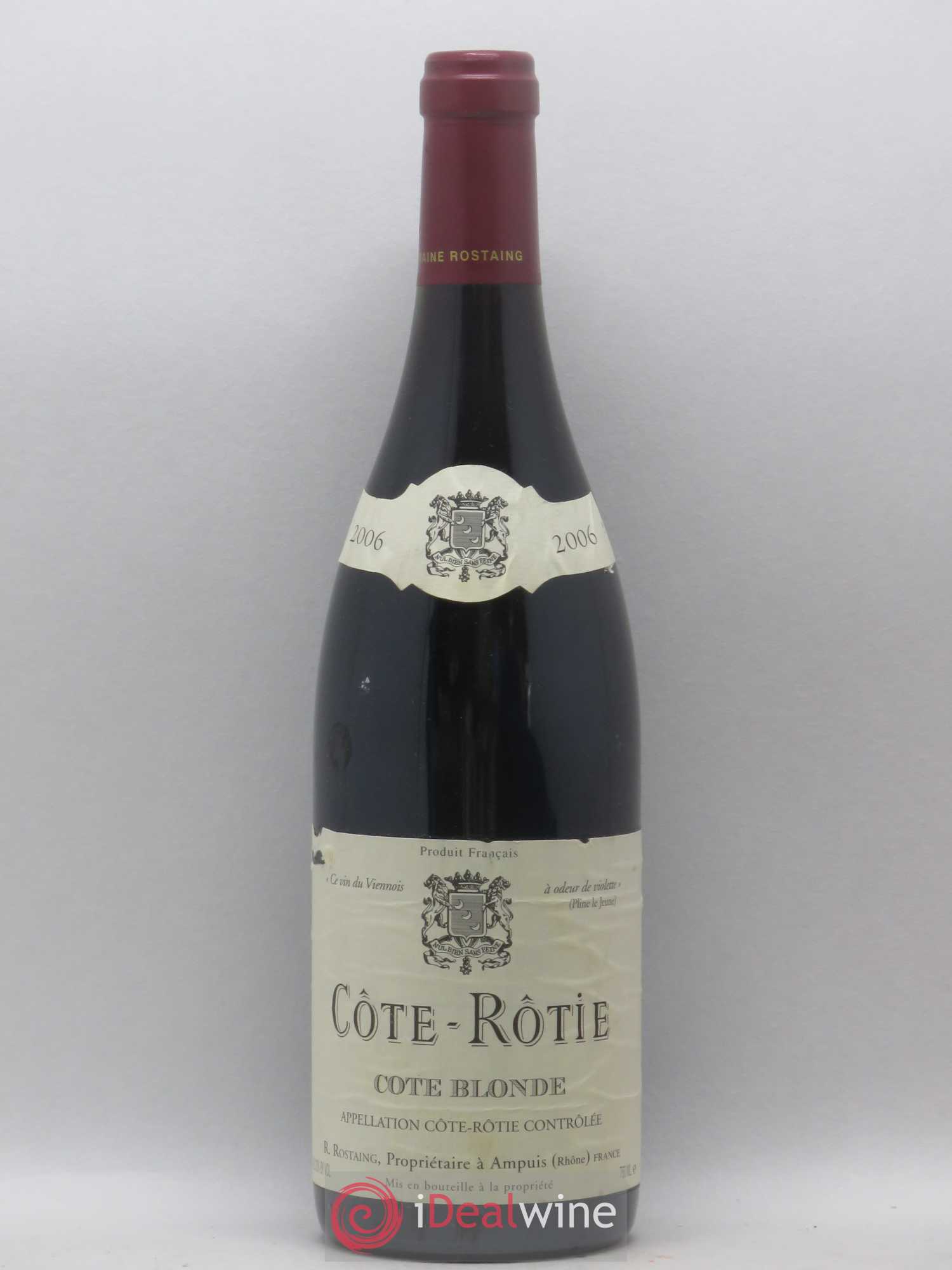 Côte-Rôtie Côte Blonde René Rostaing 2006 - Posten von 1 Flasche - 0
