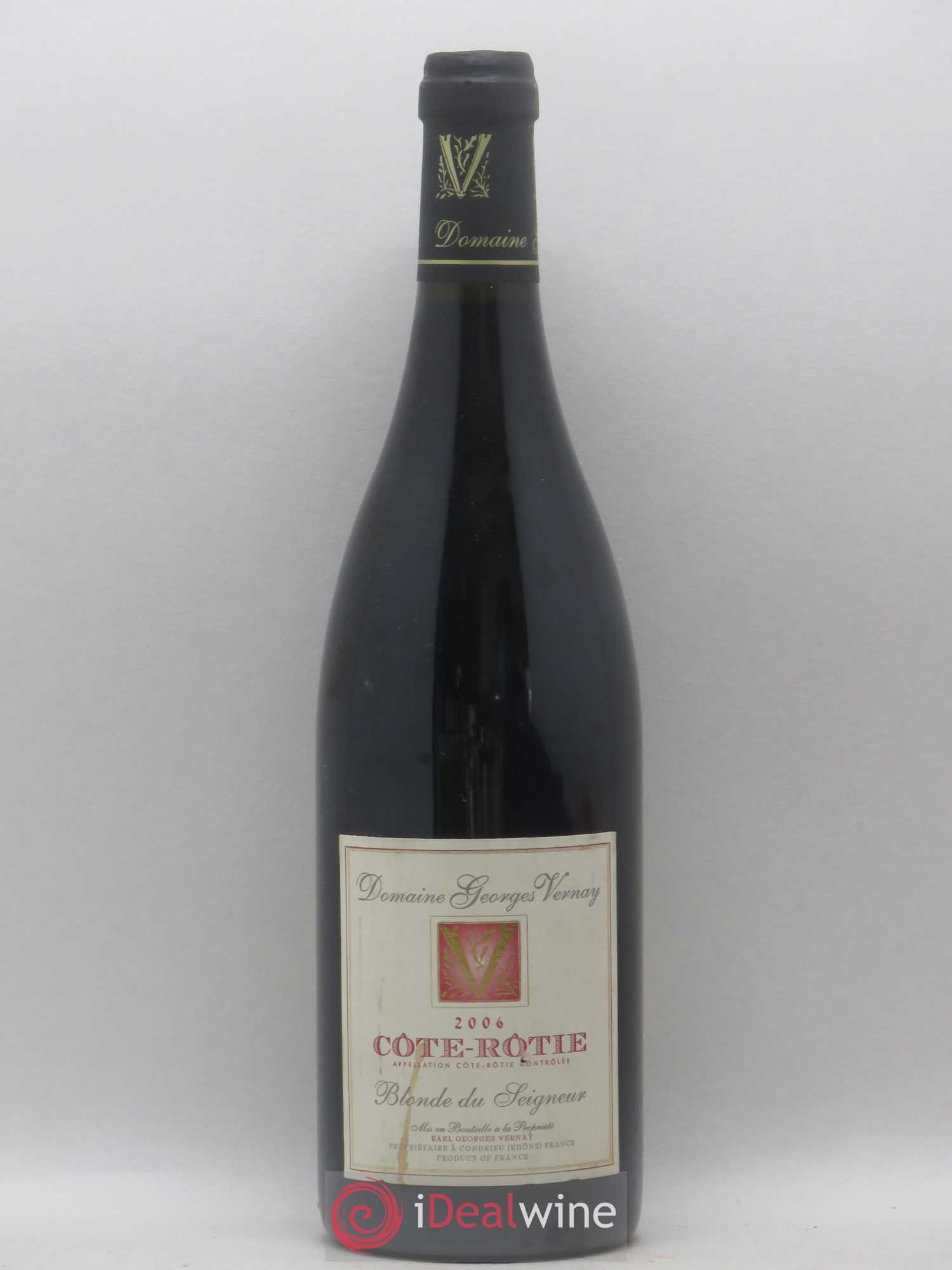 Côte-Rôtie Blonde du Seigneur Georges Vernay 2006 - Lot de 1 bouteille - 0